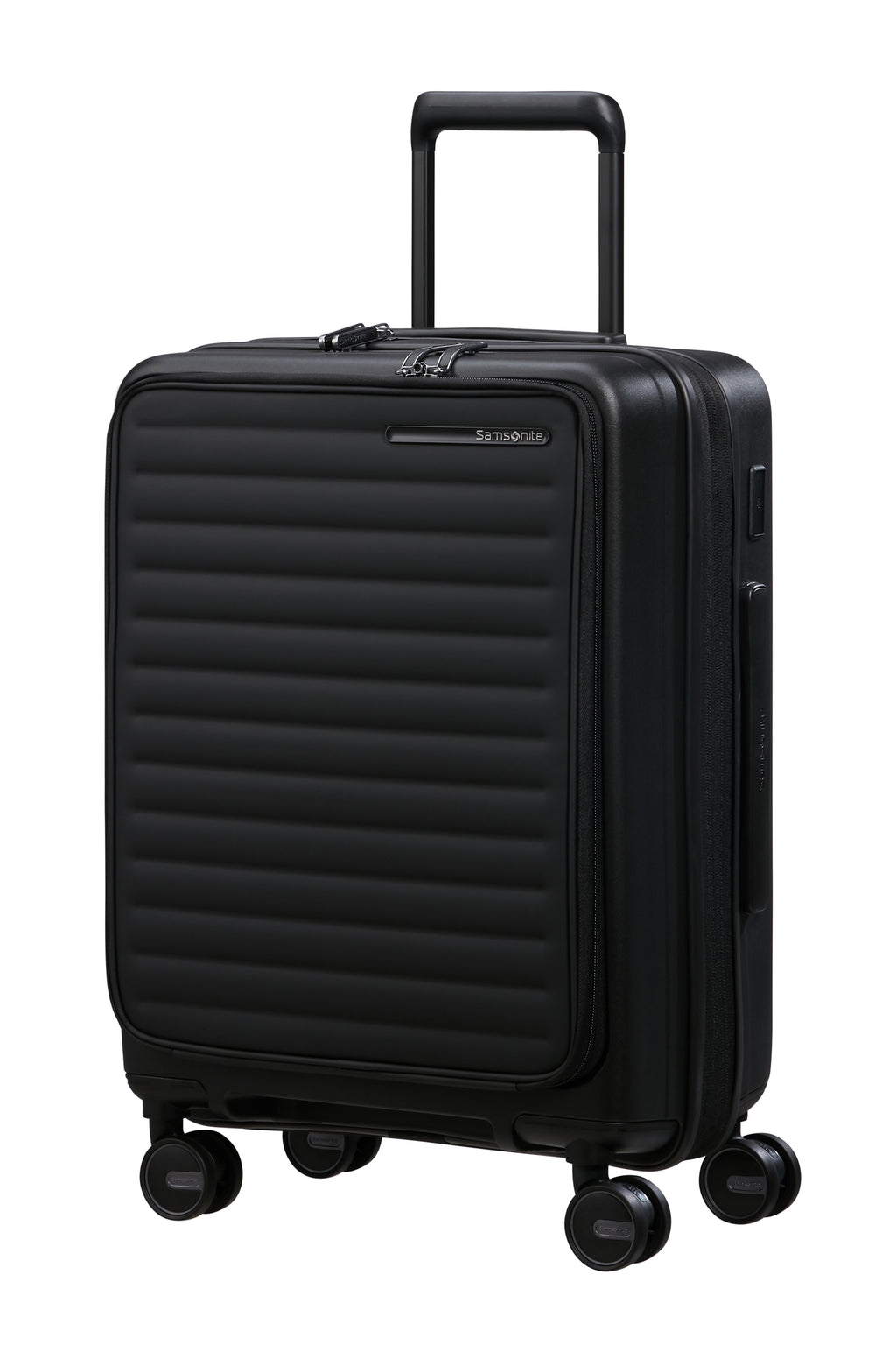 Samsonite RESTACKD Trolley S mit Vortasche, BLACK