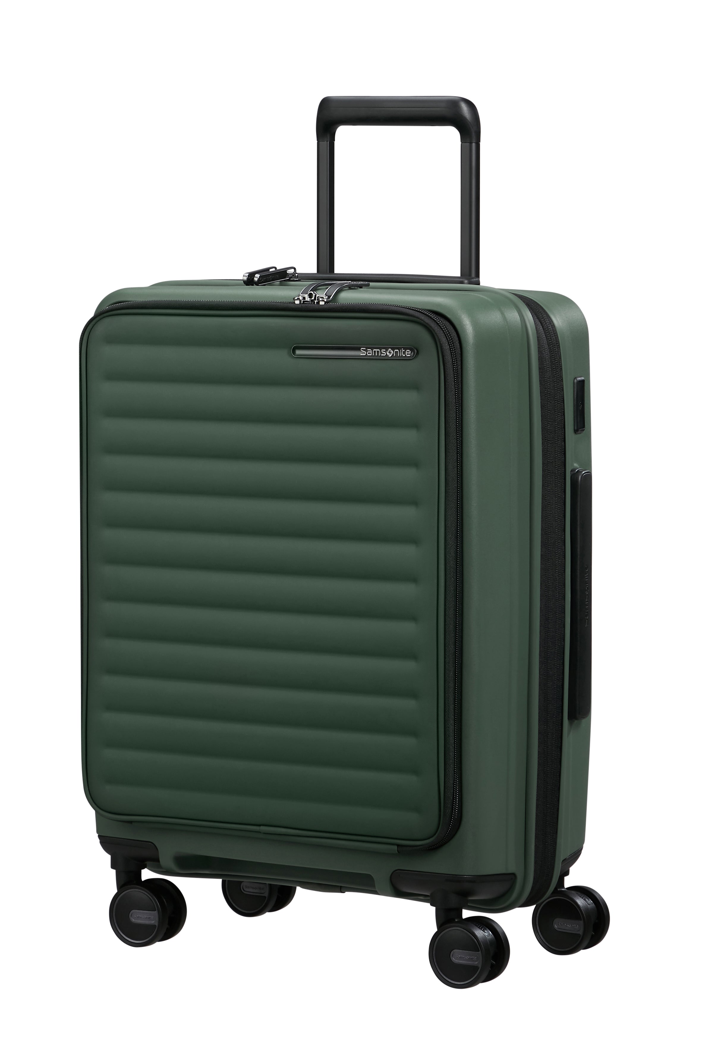 Samsonite RESTACKD Trolley S mit Vortasche, SAGE