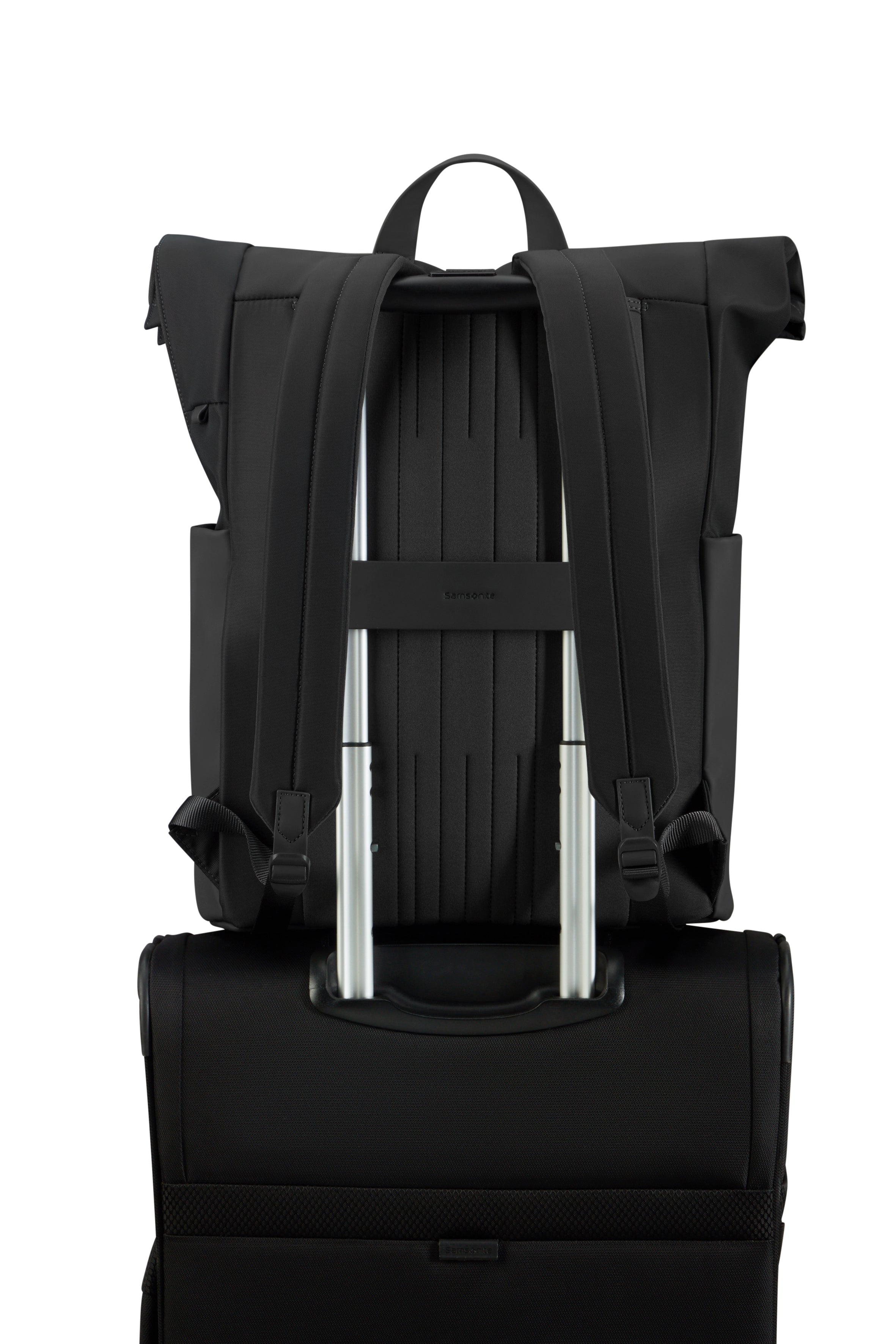 Samsonite 4PACK RUCKSACK ROLLTOP BP 15.6", BLACK