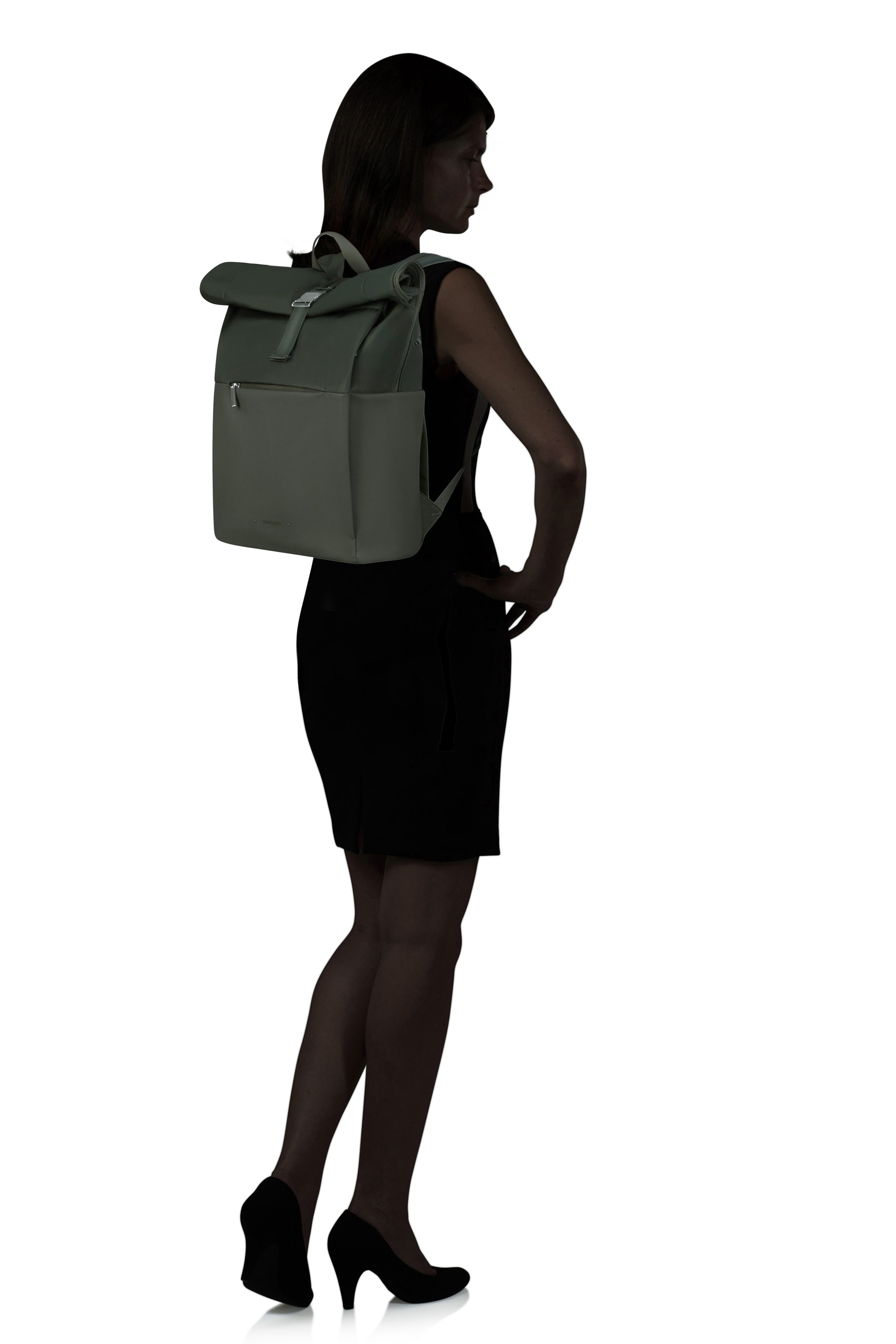 Samsonite 4PACK RUCKSACK ROLLTOP BP 15.6", FOREST GREEN