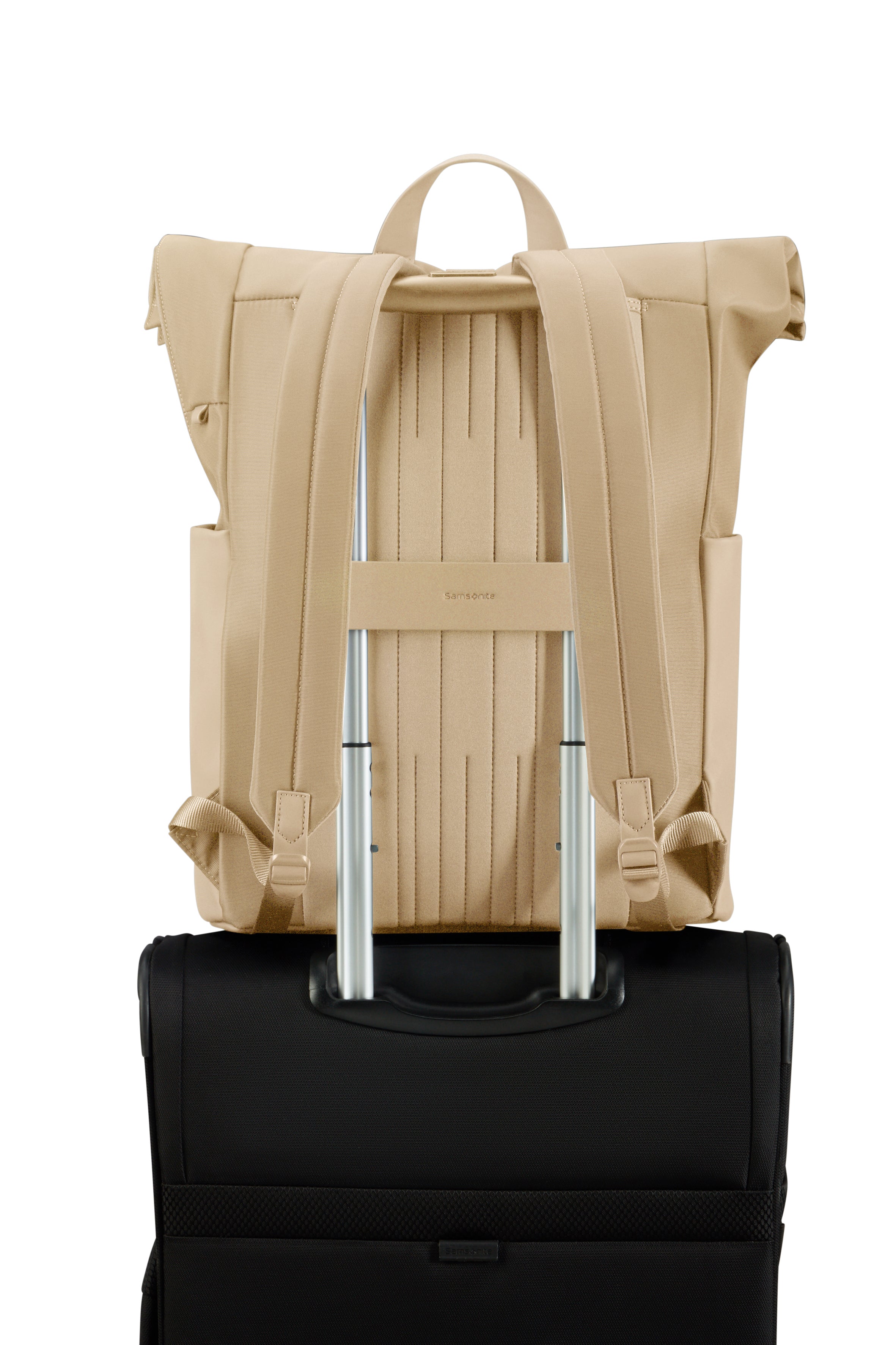 Samsonite 4PACK RUCKSACK ROLLTOP BP 15.6", SAND