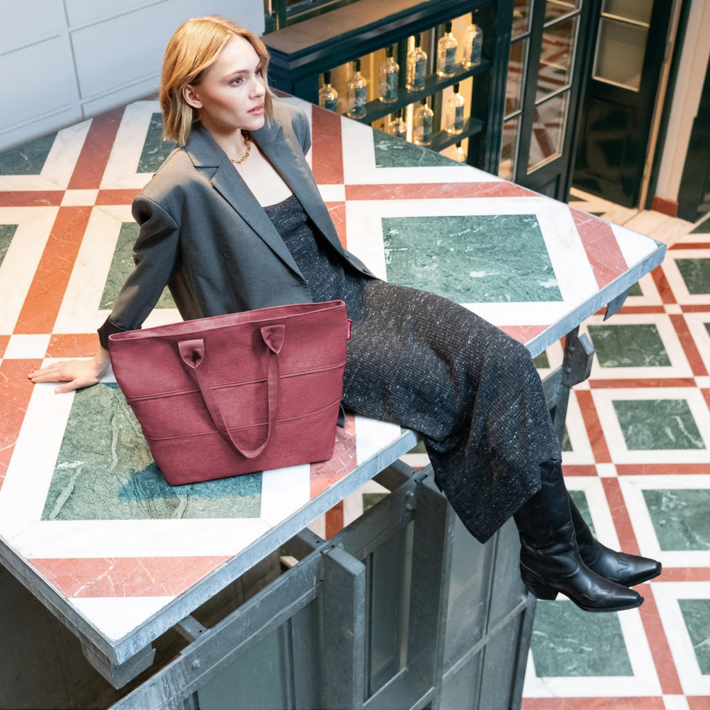 Reisenthel Shopper E1, Twist Maroon – Produktansicht 3