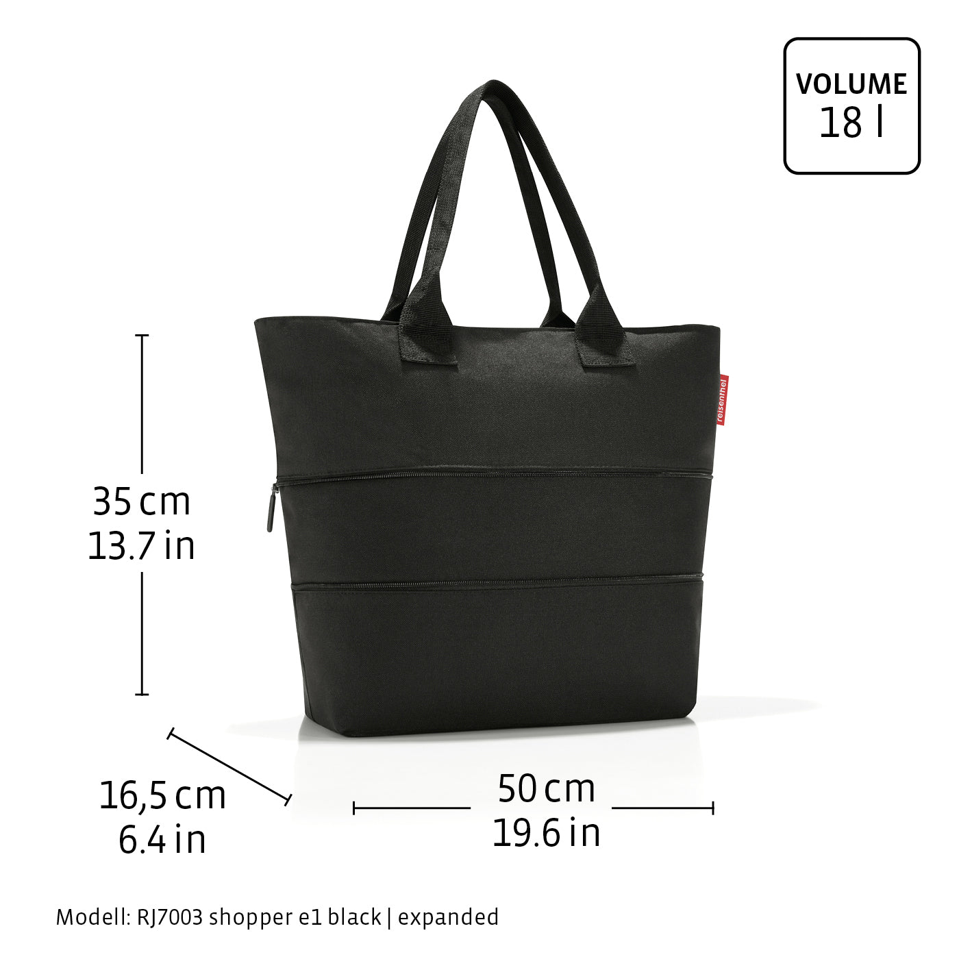 Reisenthel Shopper E1, Twist Maroon – Produktansicht 6