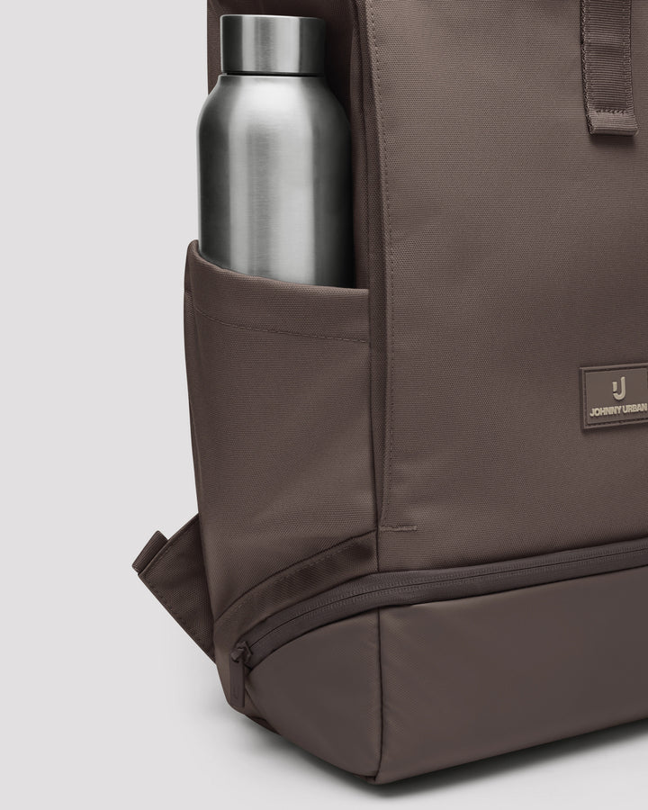Johnny Urban Rolltop-Rucksack Allen Large – Braun