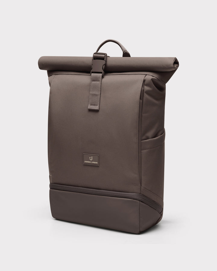 Johnny Urban Rolltop-Rucksack Allen Large – Braun
