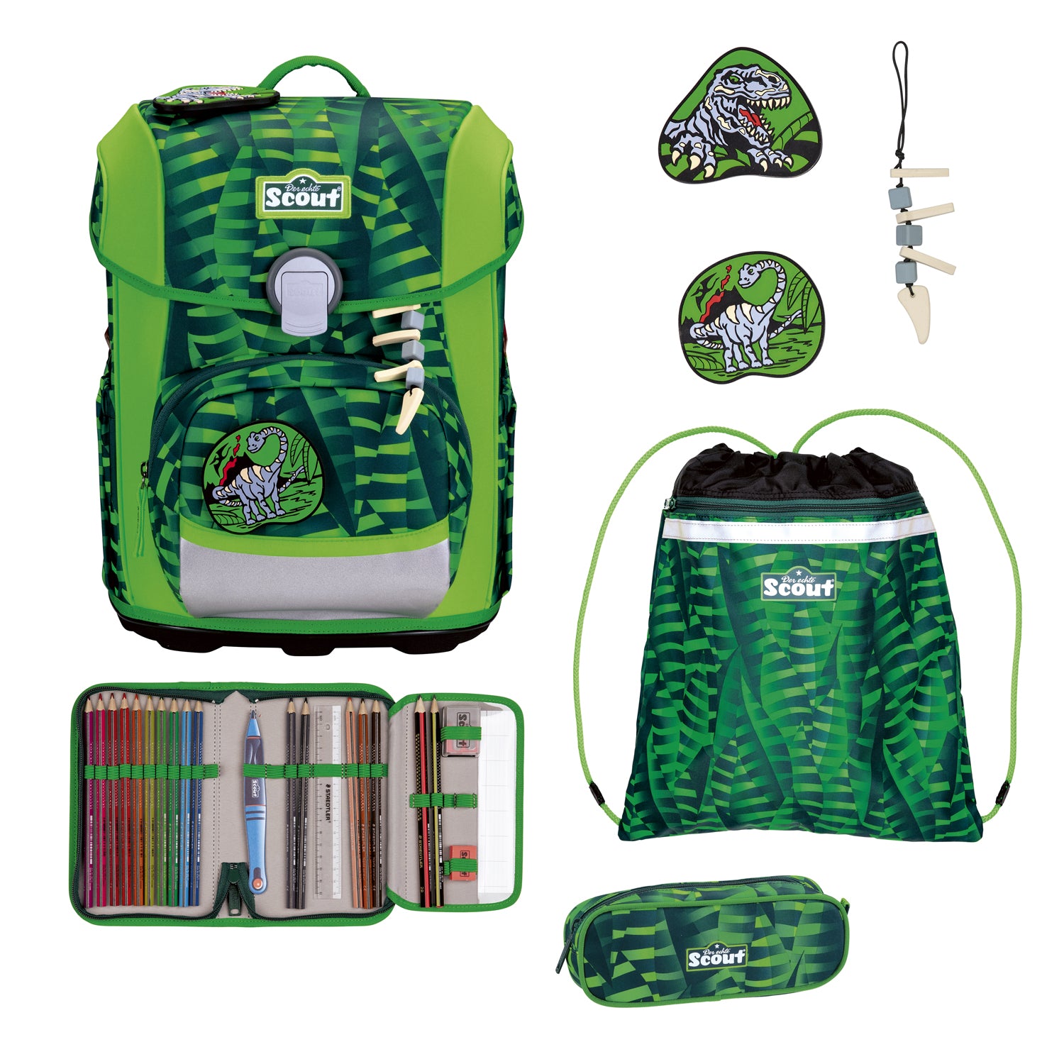 Scout Neo Schulranzen-Set, Danger Dino