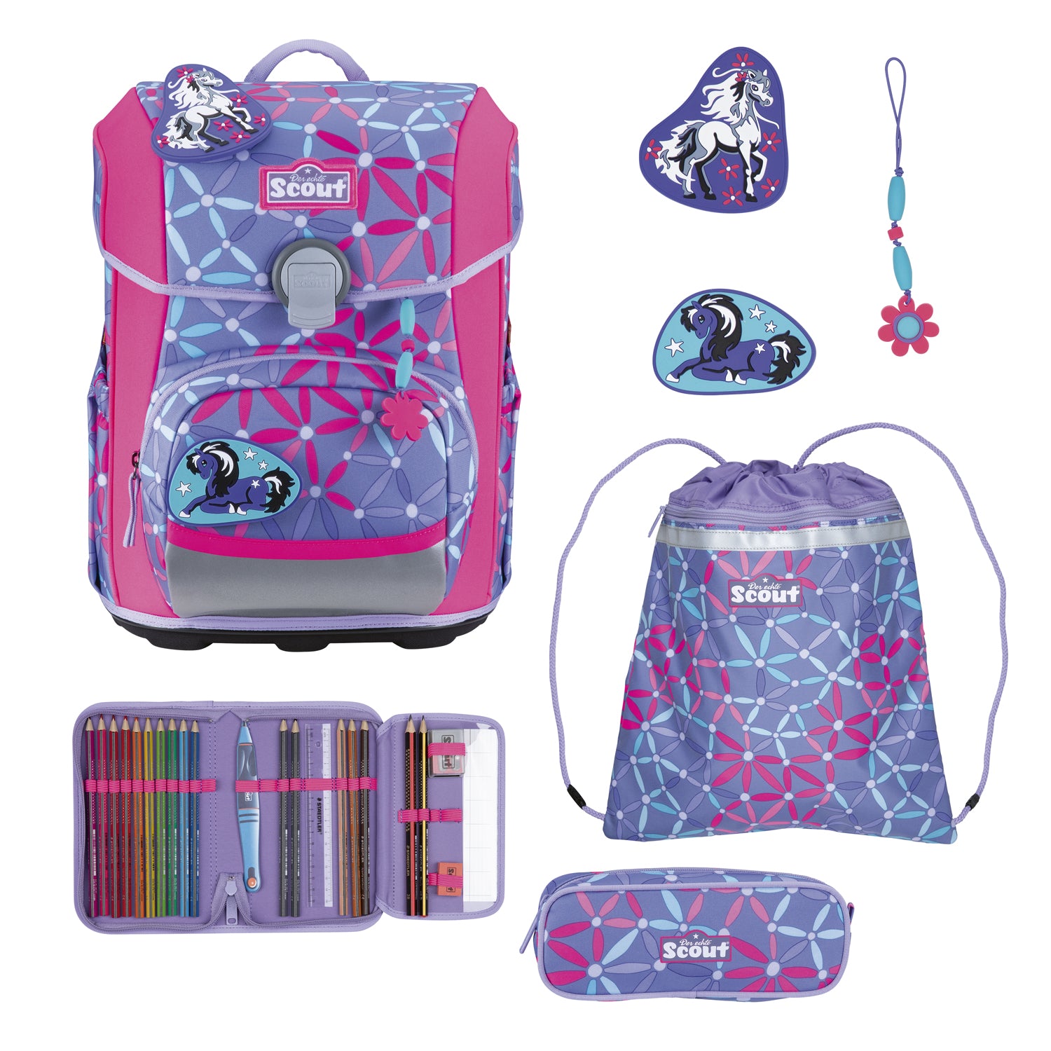 Scout Neo Schulranzen-Set, Pony Love