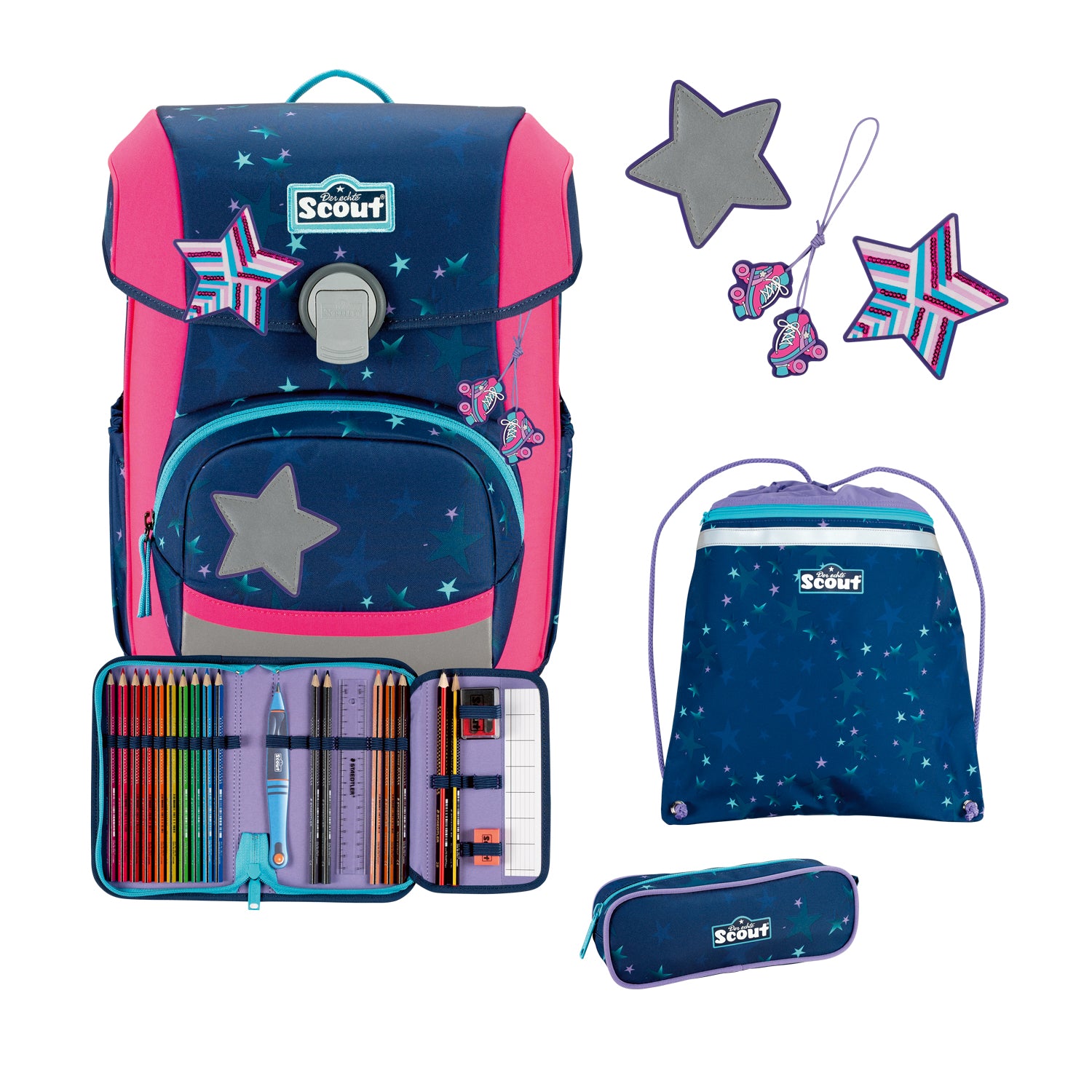 Scout Neo Schulranzen-Set, Pretty Star