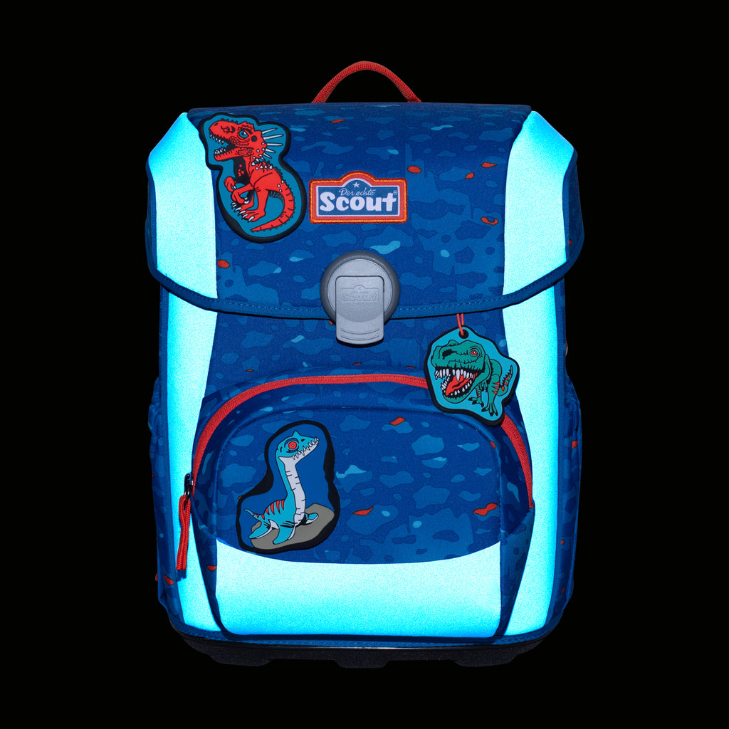 Scout Neo Schulranzen-Set, Blue Dino