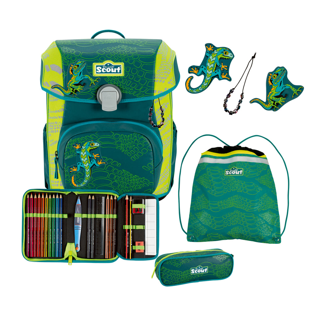 Scout Neo Schulranzen-Set, Lizard