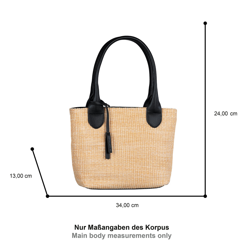 Tom Tailor Sharon Shopper, Schwarz – Ansicht 1