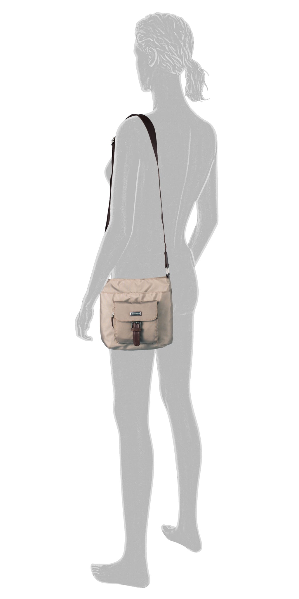 Tom Tailor RINA Hobo Bag, Taupe – Ansicht 1