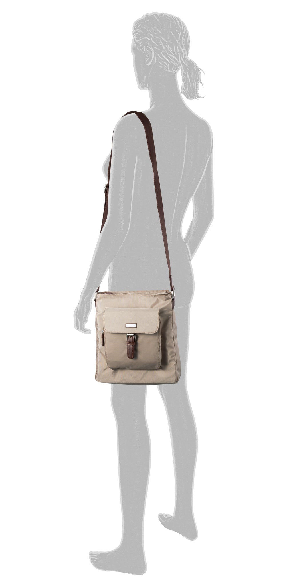 Tom Tailor RINA Hobo Bag, Taupe – Ansicht 1