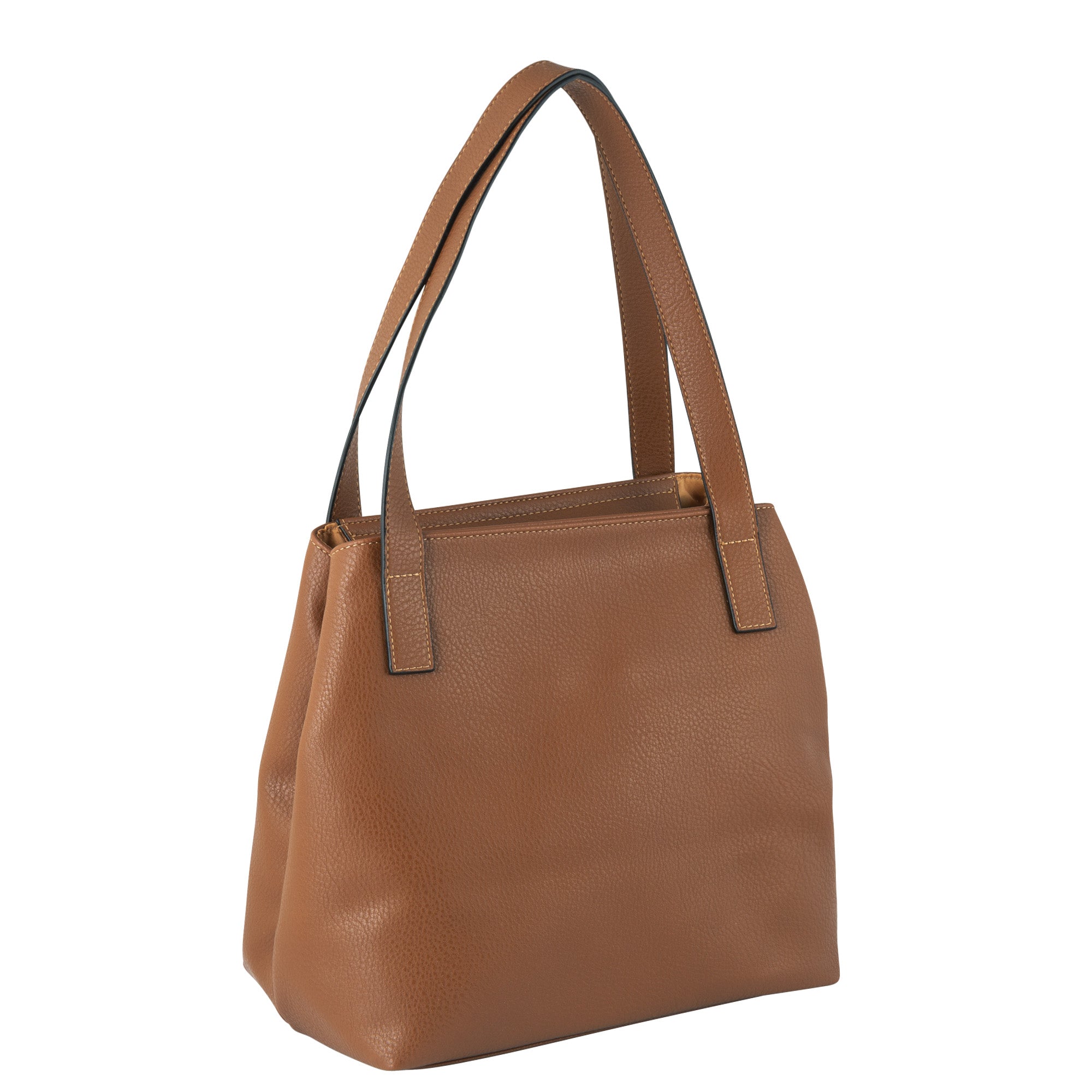 Tom Tailor MIRI ZIP Shopper L, Cognac – Ansicht 3