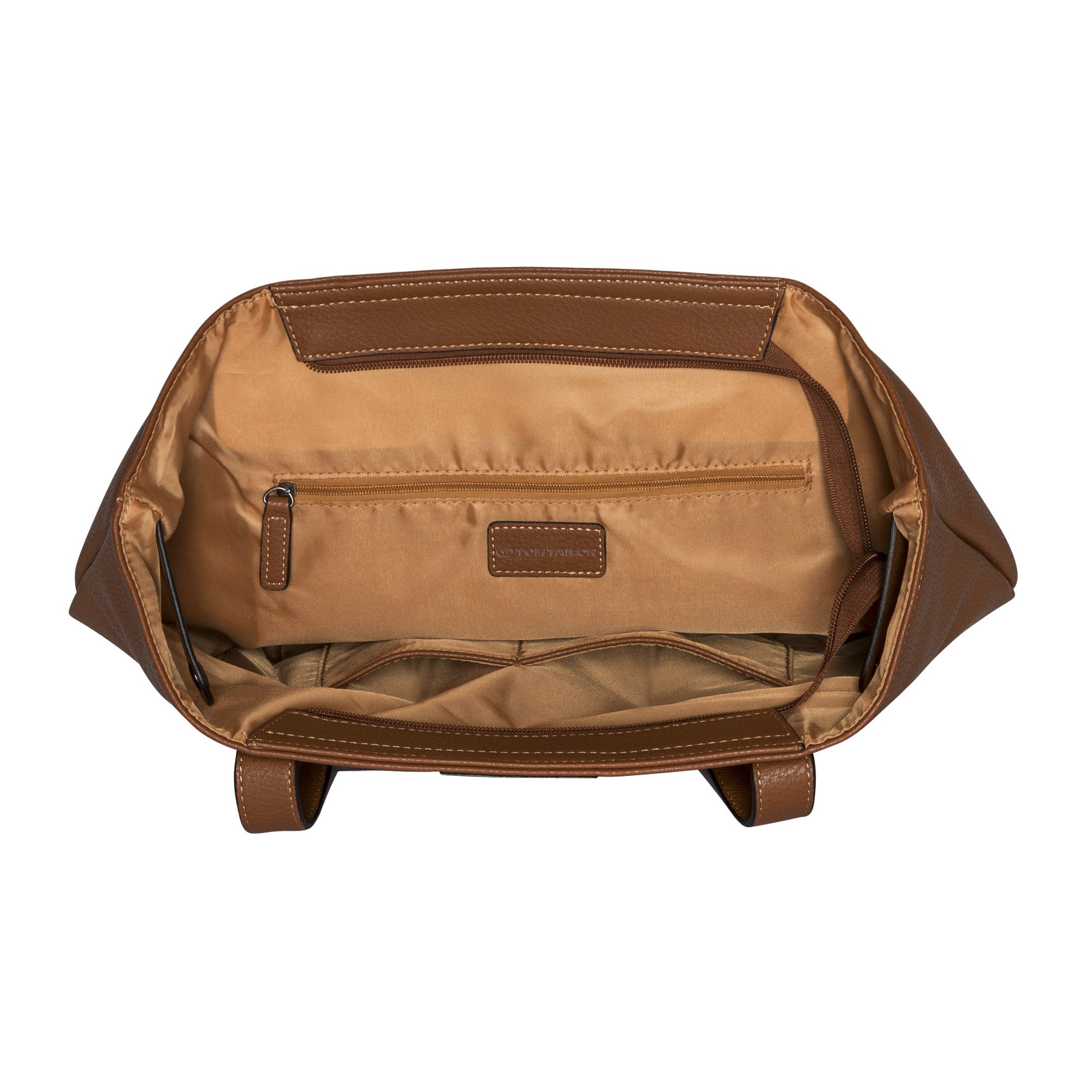 Tom Tailor MIRI ZIP Shopper L, Cognac – Ansicht 4