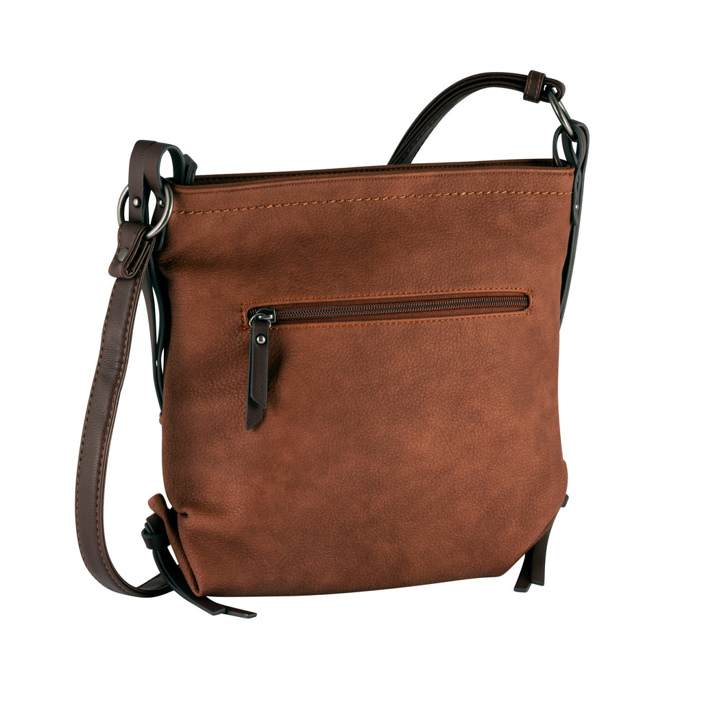Tom Tailor ELIN Umhängetasche M, Cognac – Ansicht 3