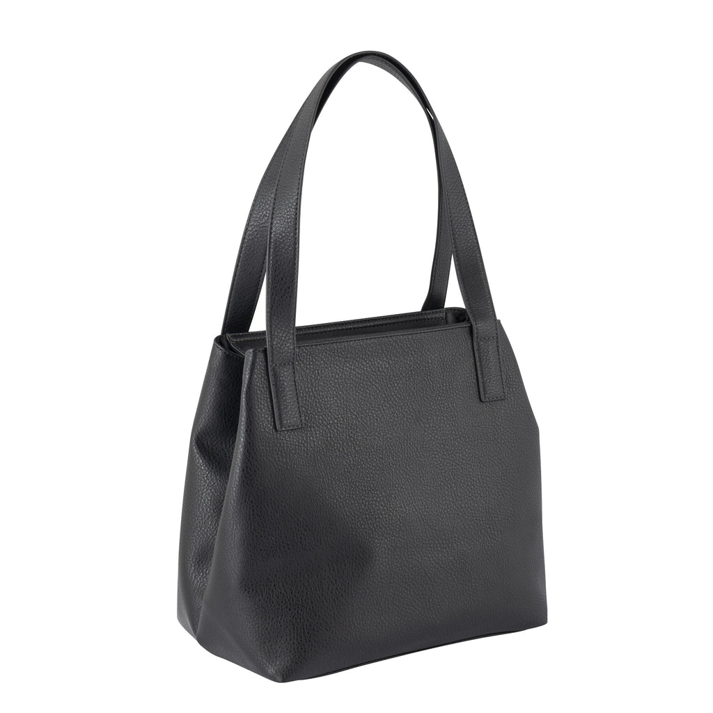 Tom Tailor MIRI ZIP Shopper L, Schwarz – Ansicht 3