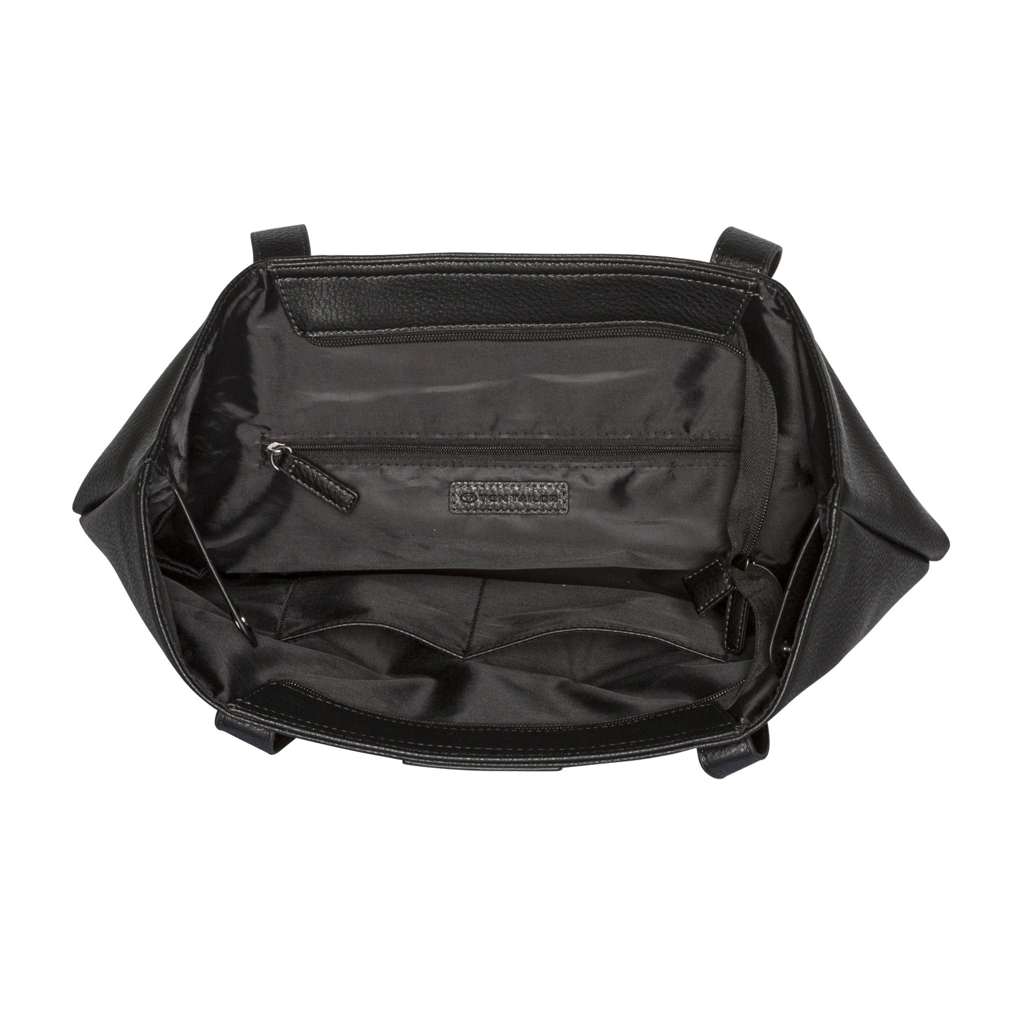Tom Tailor MIRI ZIP Shopper L, Schwarz – Ansicht 4