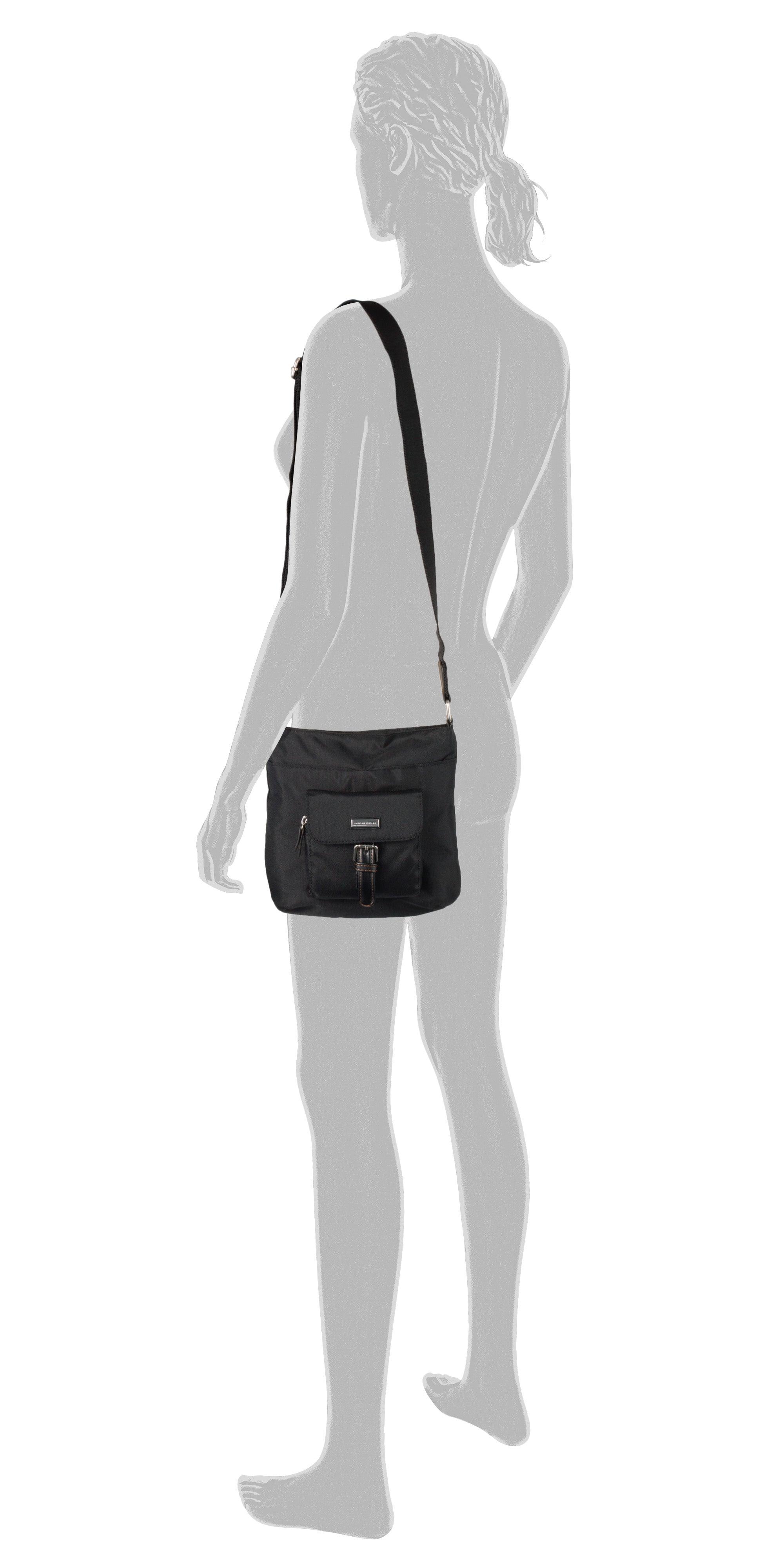Tom Tailor RINA Hobo Bag, Schwarz – Ansicht 1