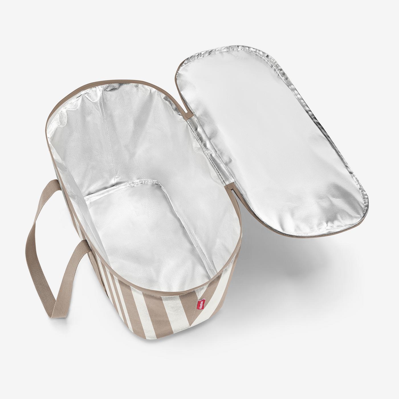 Reisenthel Coolerbag Kühltasche, Summerstripes Coffee – Produktansicht 5