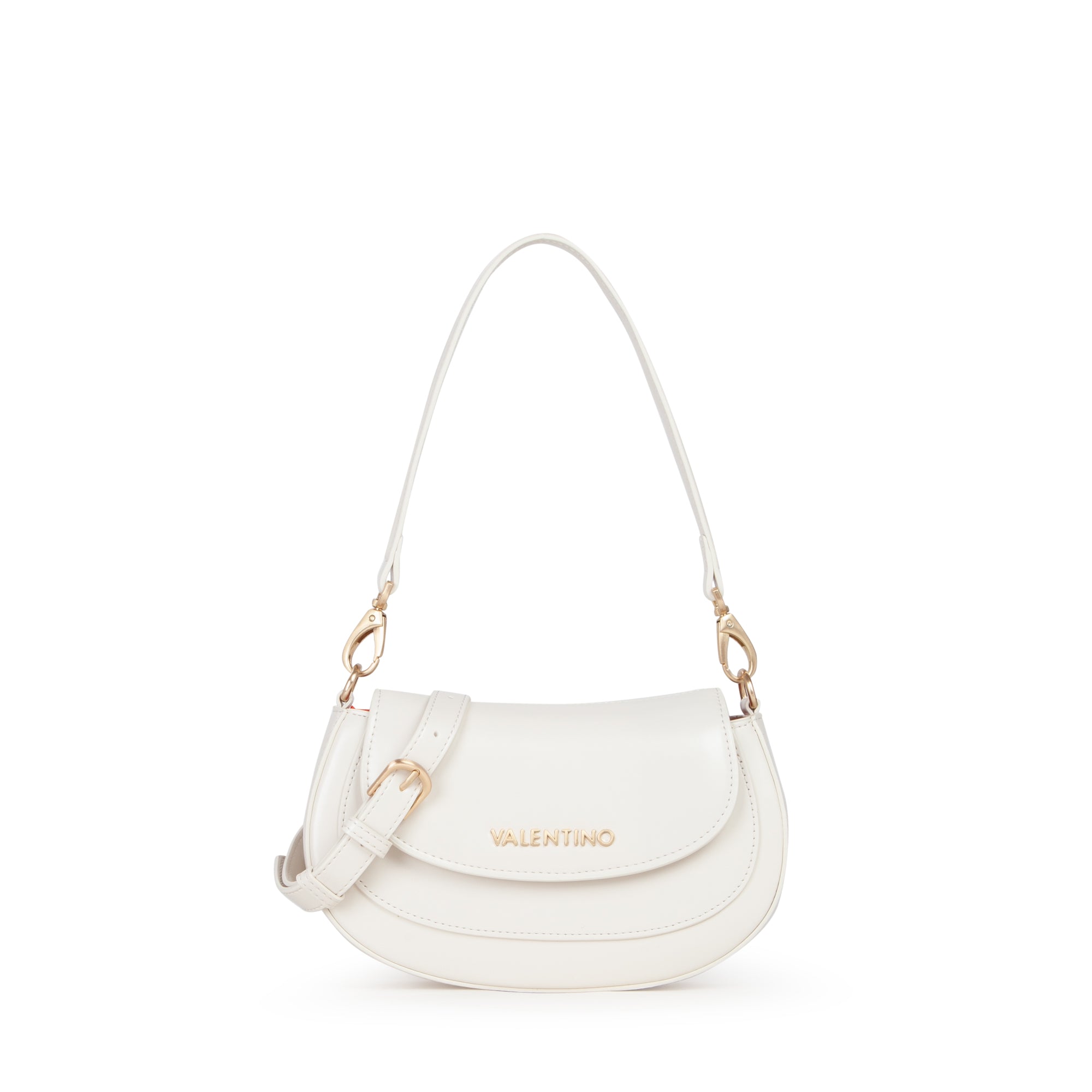 Valentino Bags TYPE RE Schultertasche, Weiß – Ansicht 2