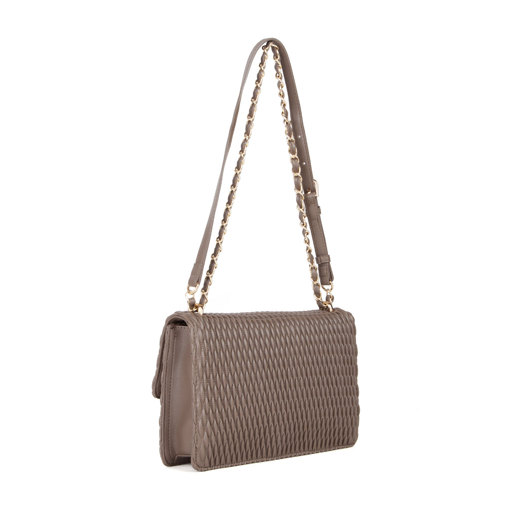 Valentino Bags FREQUENCY RE Schultertasche, Beige – Ansicht 4