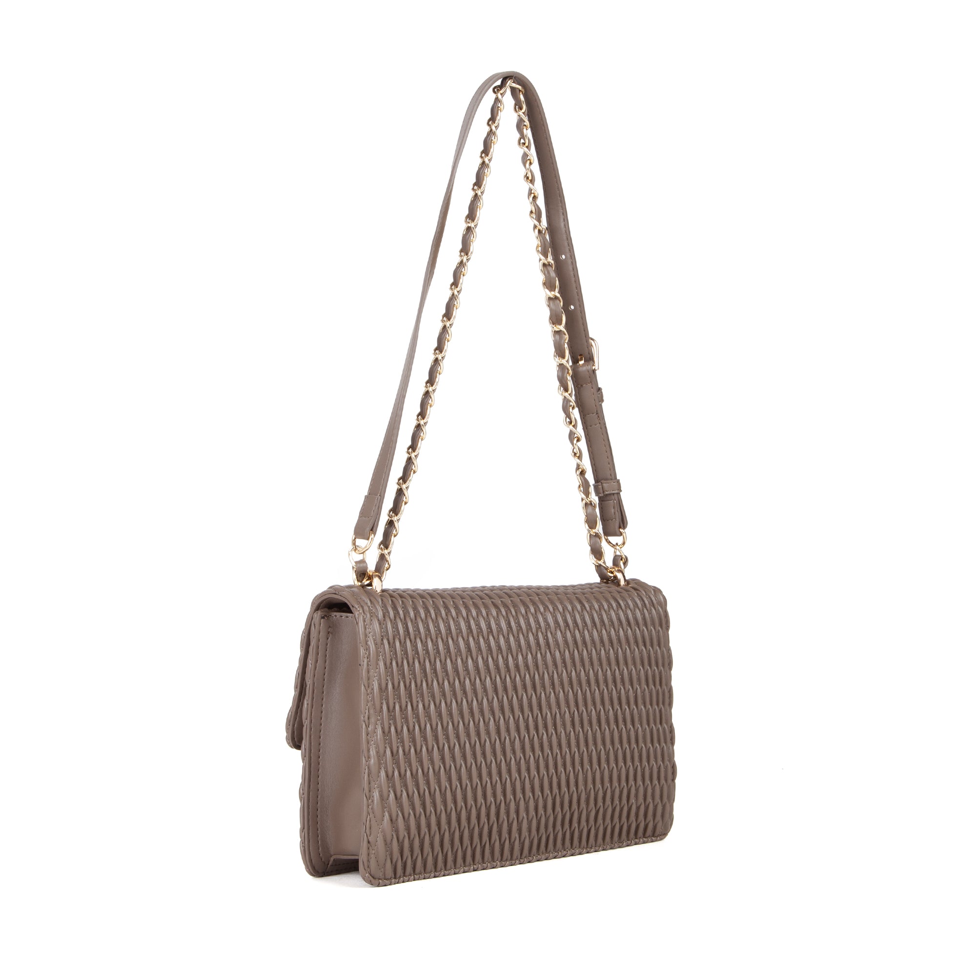 Valentino Bags FREQUENCY RE Schultertasche, Beige – Ansicht 4