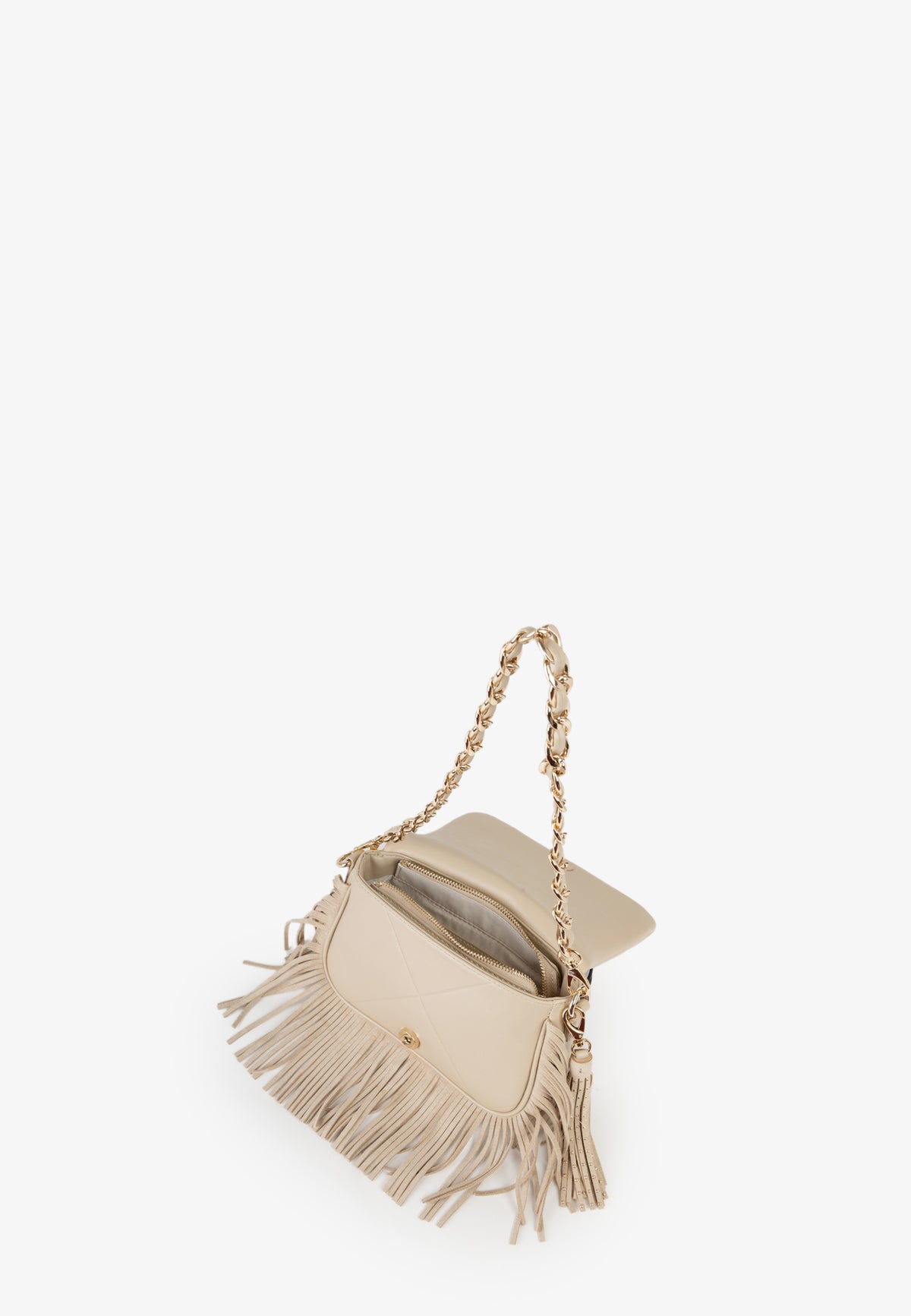 Valentino Bags ASTRID Umhängetasche, Beige – Innenansicht