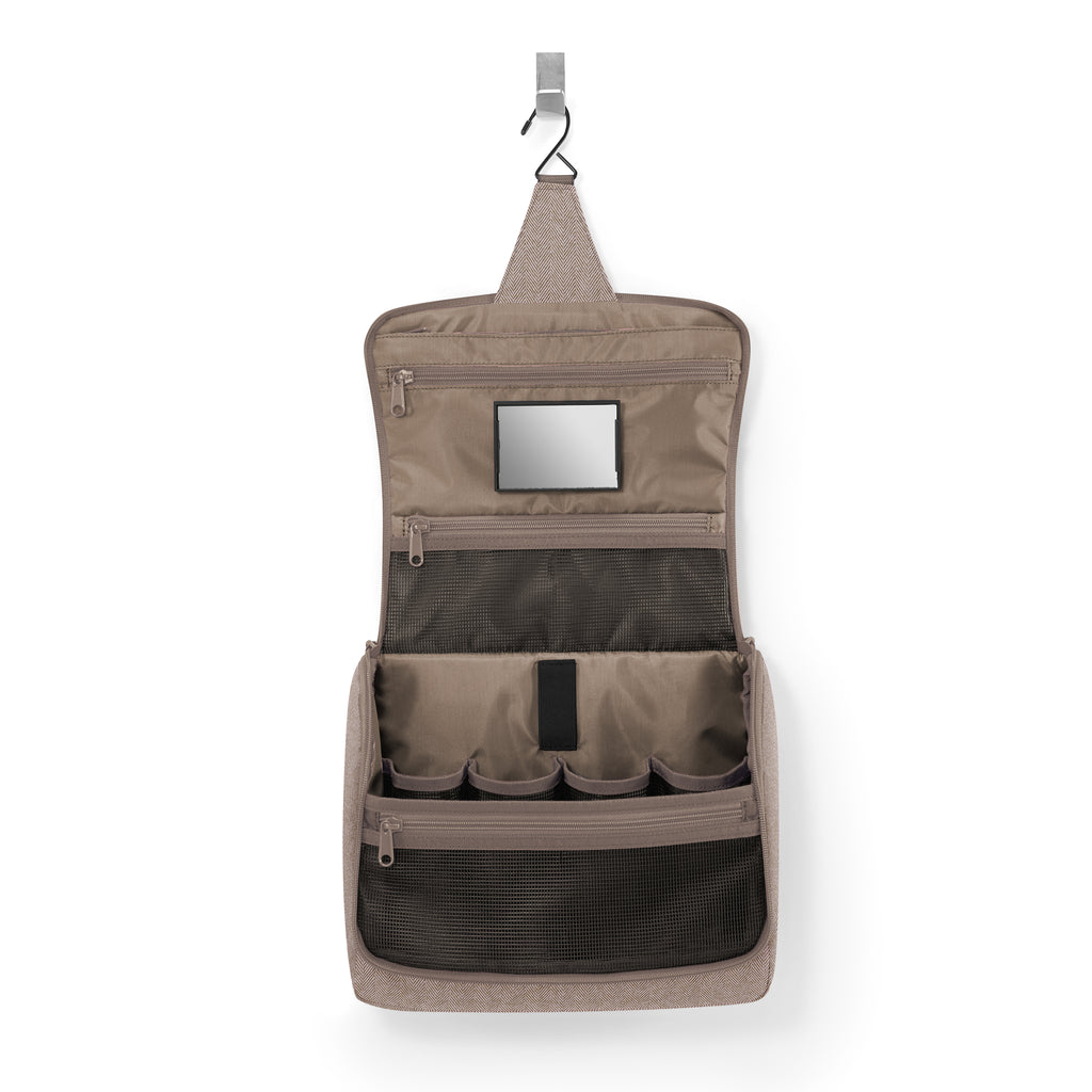 Reisenthel Toiletbag XL, Herringbone Mokka