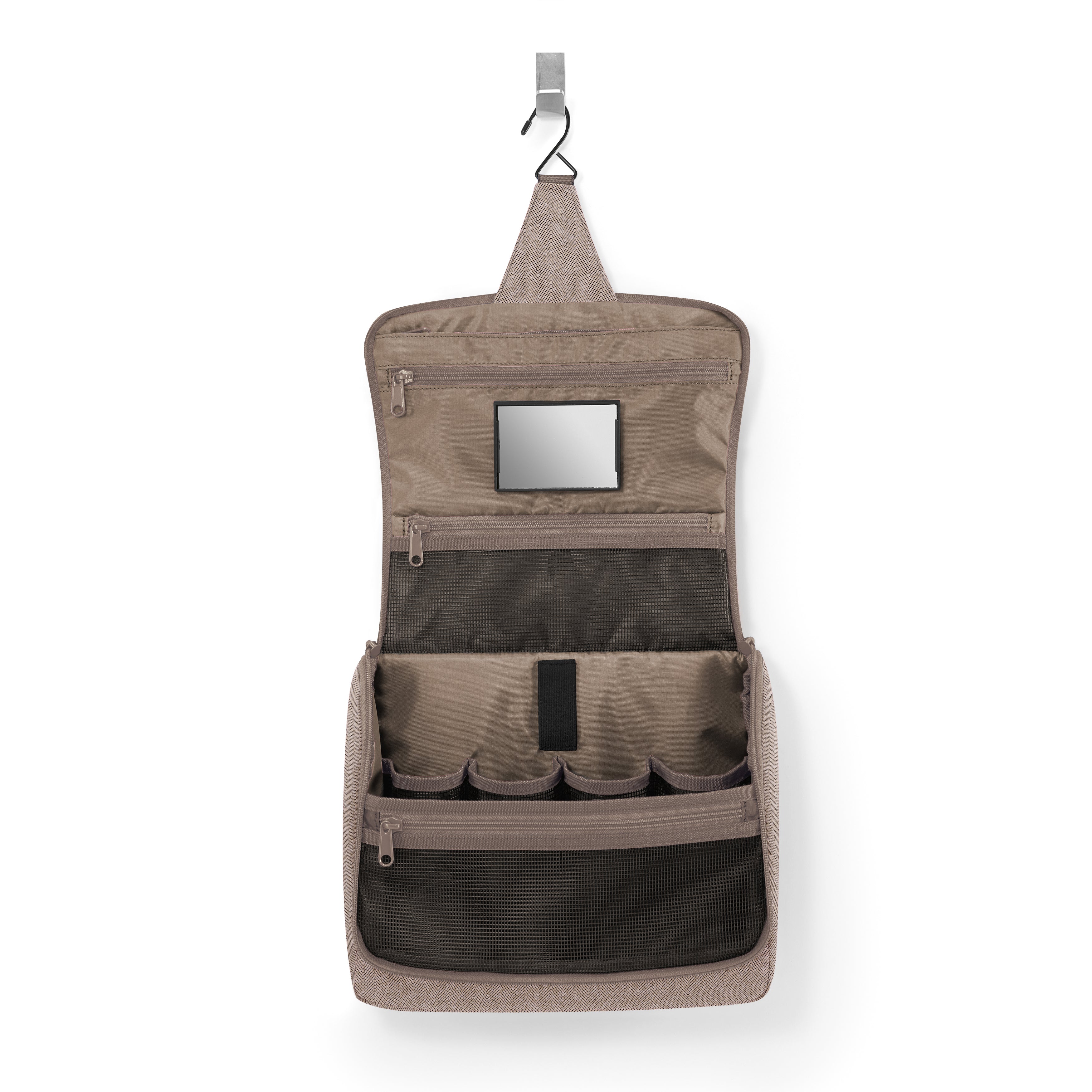Reisenthel Toiletbag XL, Herringbone Mokka