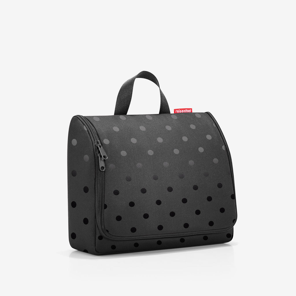 Reisenthel Toiletbag XL Kulturtasche, Glossy Dots Black – Produktansicht 2