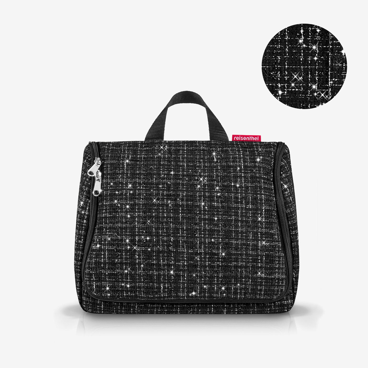 Reisenthel Toiletbag XL Kulturtasche, Bouclé Black