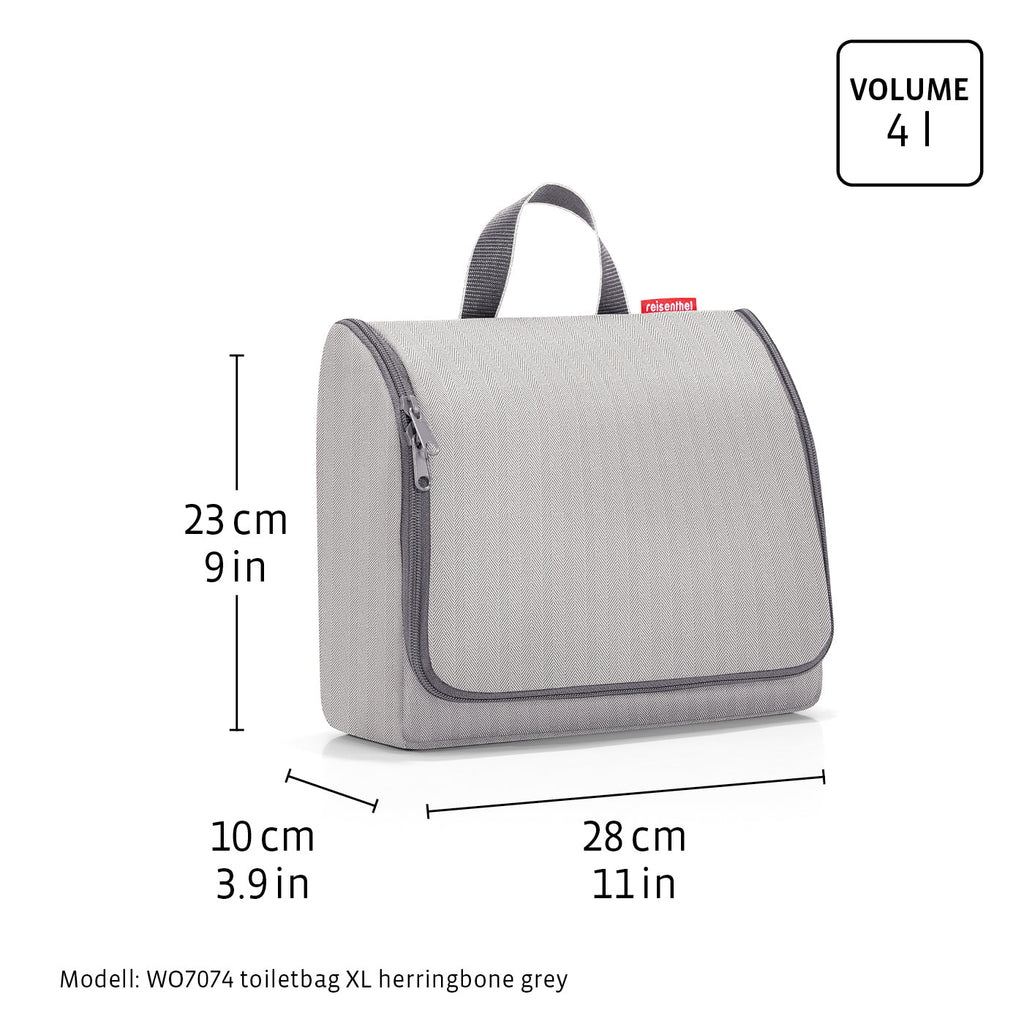 Reisenthel Toiletbag XL Kulturtasche, Bouclé Black – Produktansicht 5