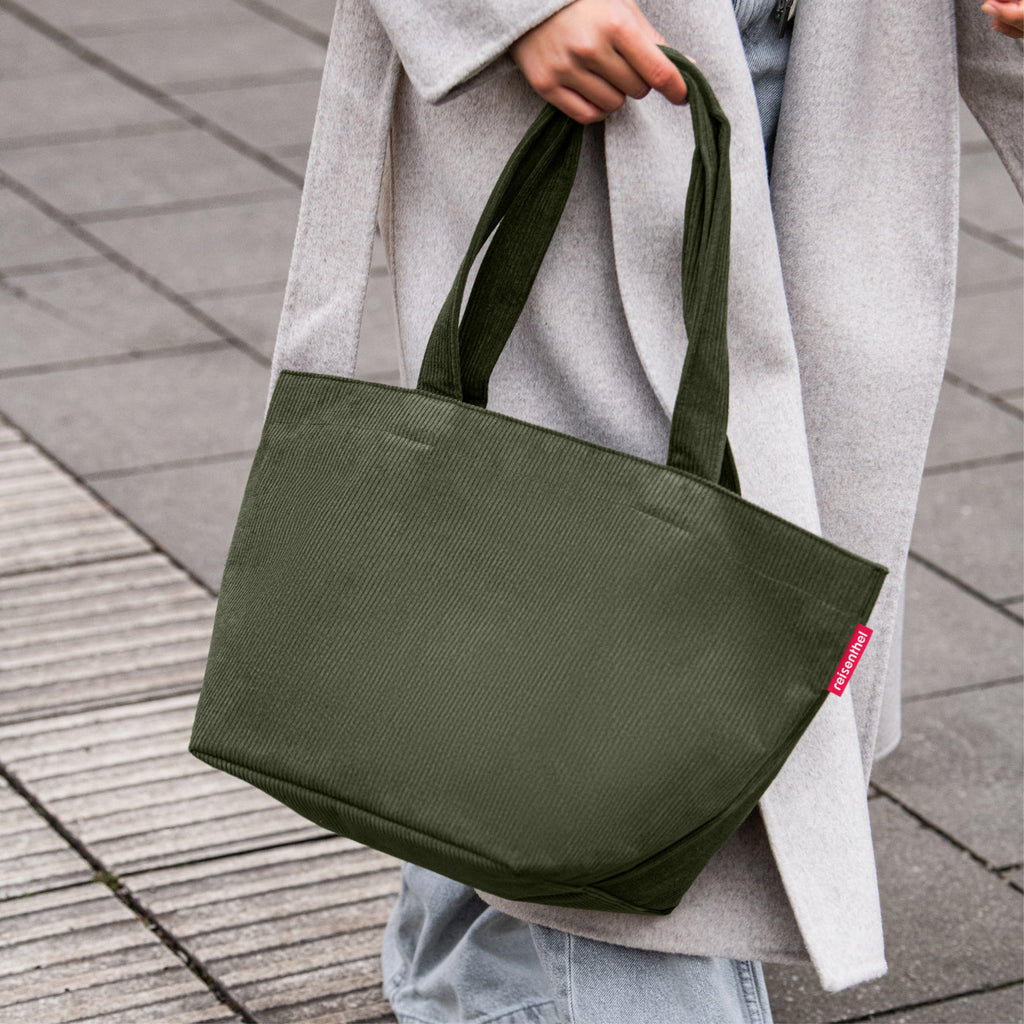 Reisenthel Shopper M, Cord Dark Matcha – Produktansicht 3