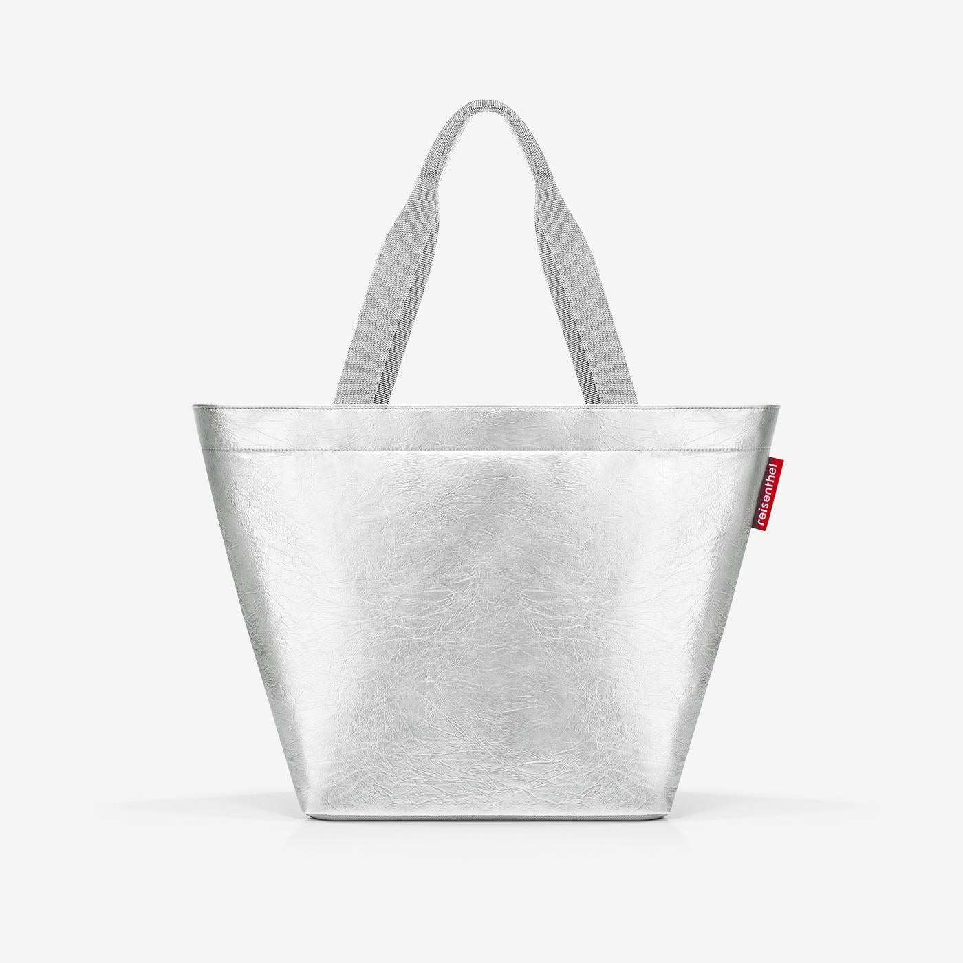 Reisenthel Shopper M, Silver Crackle