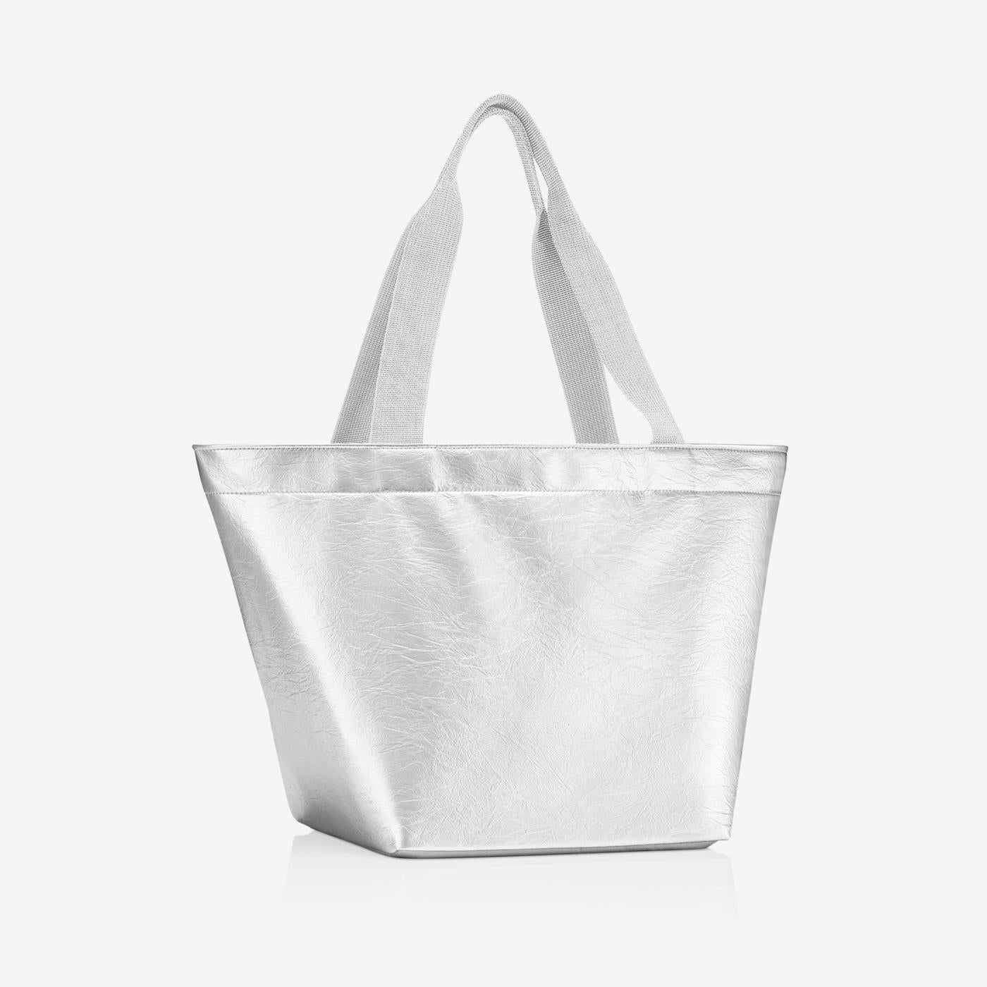 Reisenthel Shopper M, Silver Crackle – Produktansicht 4