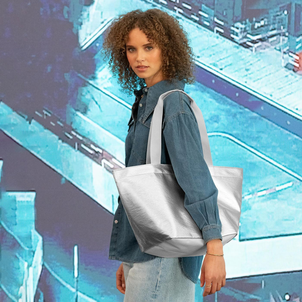 Reisenthel Shopper M, Silver Crackle – Produktansicht 3