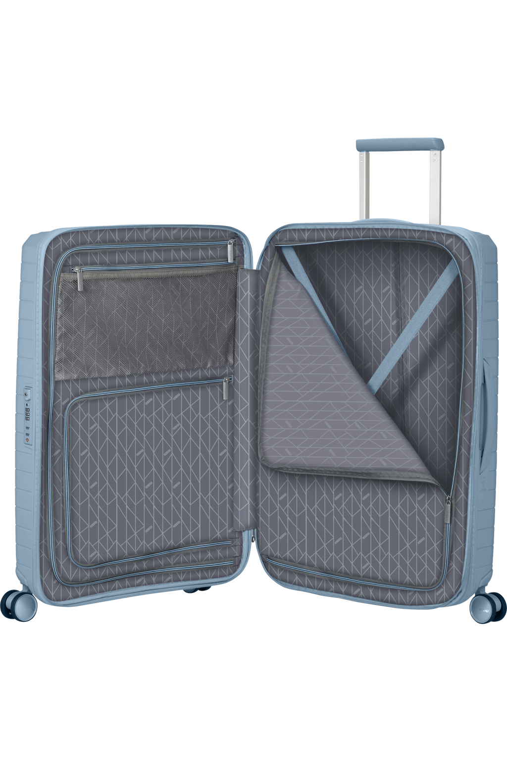American Tourister FASTFORWARD Trolley M, Steel Blue – Produktansicht 3