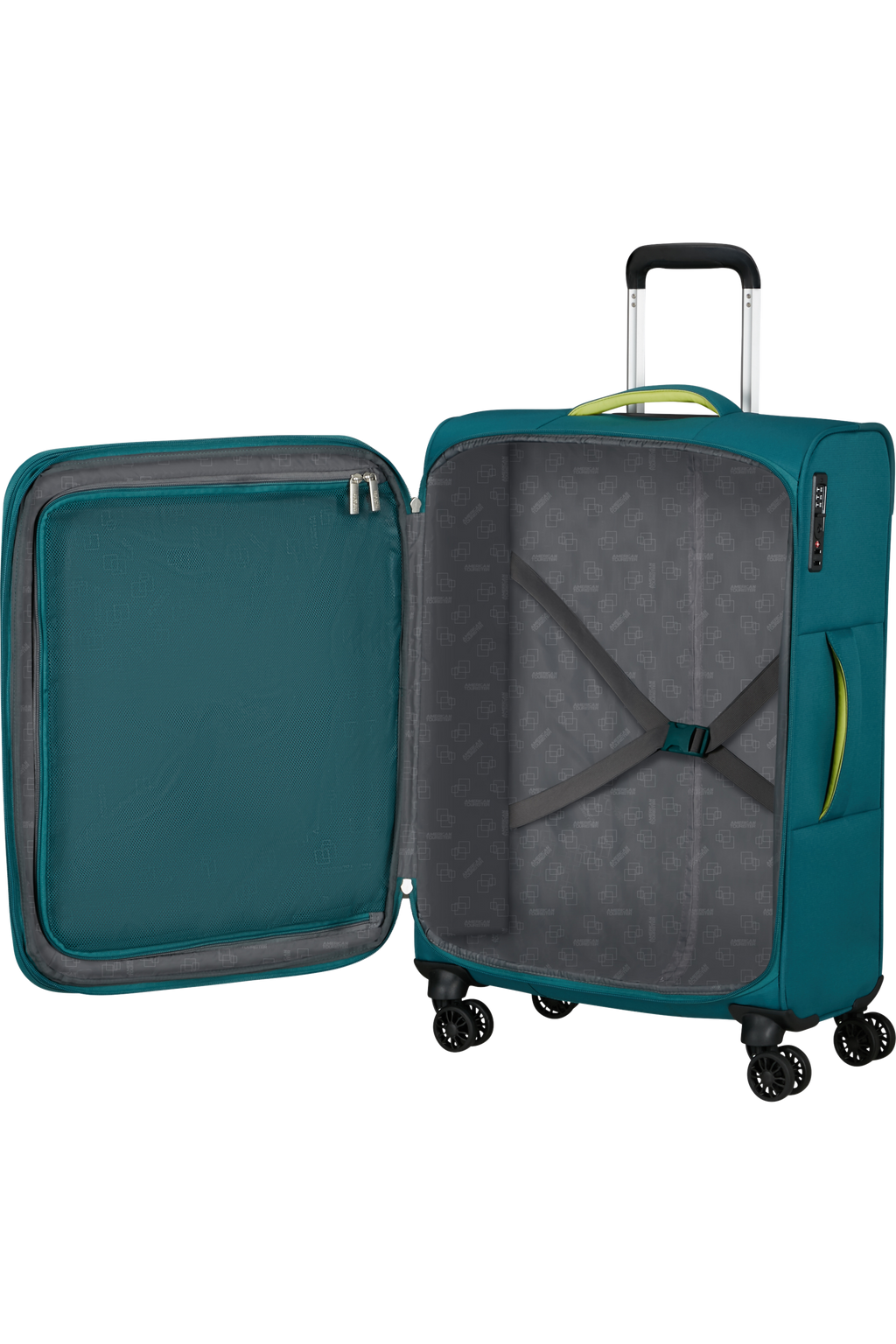American Tourister CLOUDRIDER Trolley M, Misty Teal – Produktansicht 3