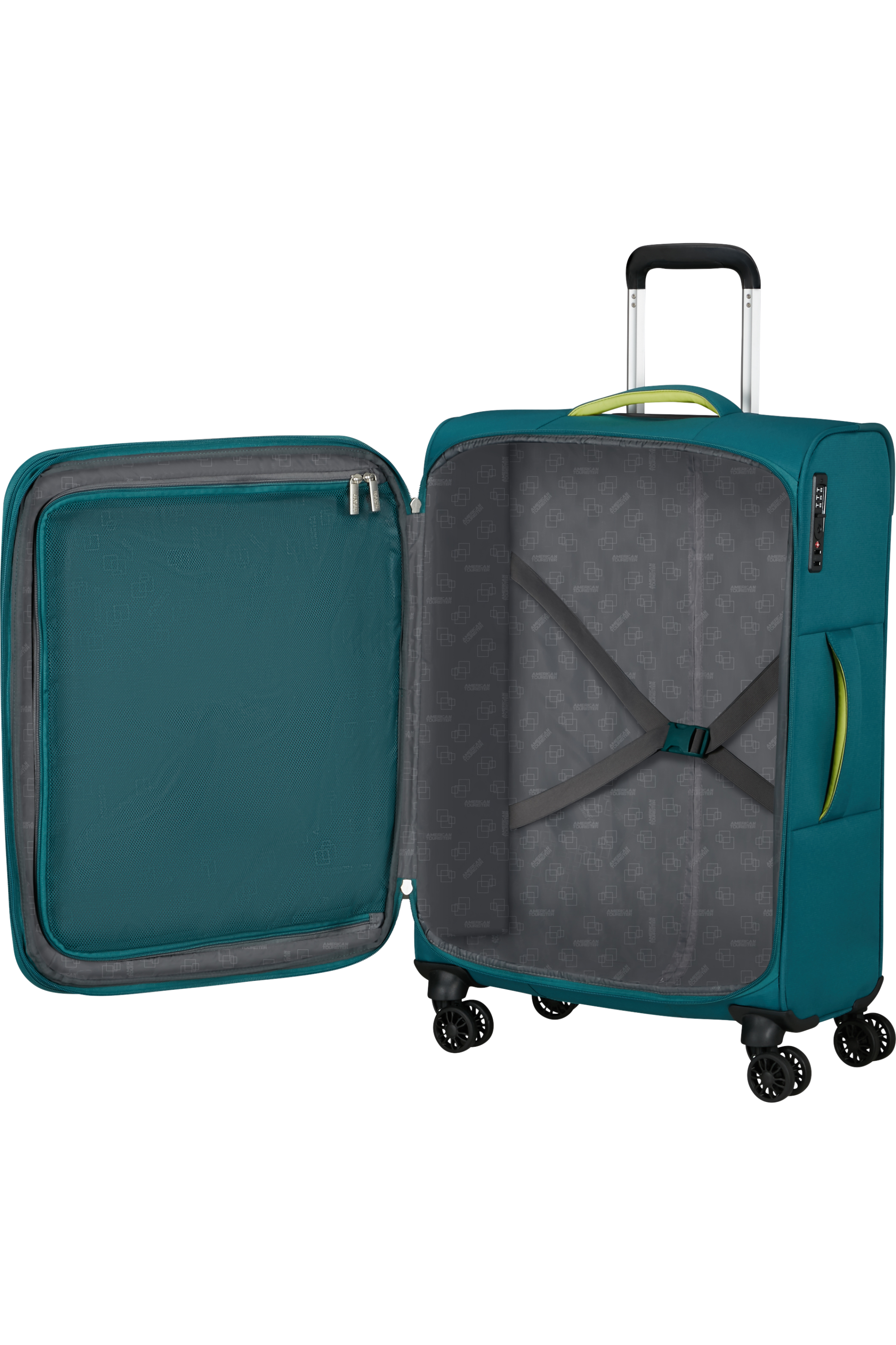 American Tourister CLOUDRIDER Trolley M, Misty Teal – Produktansicht 3