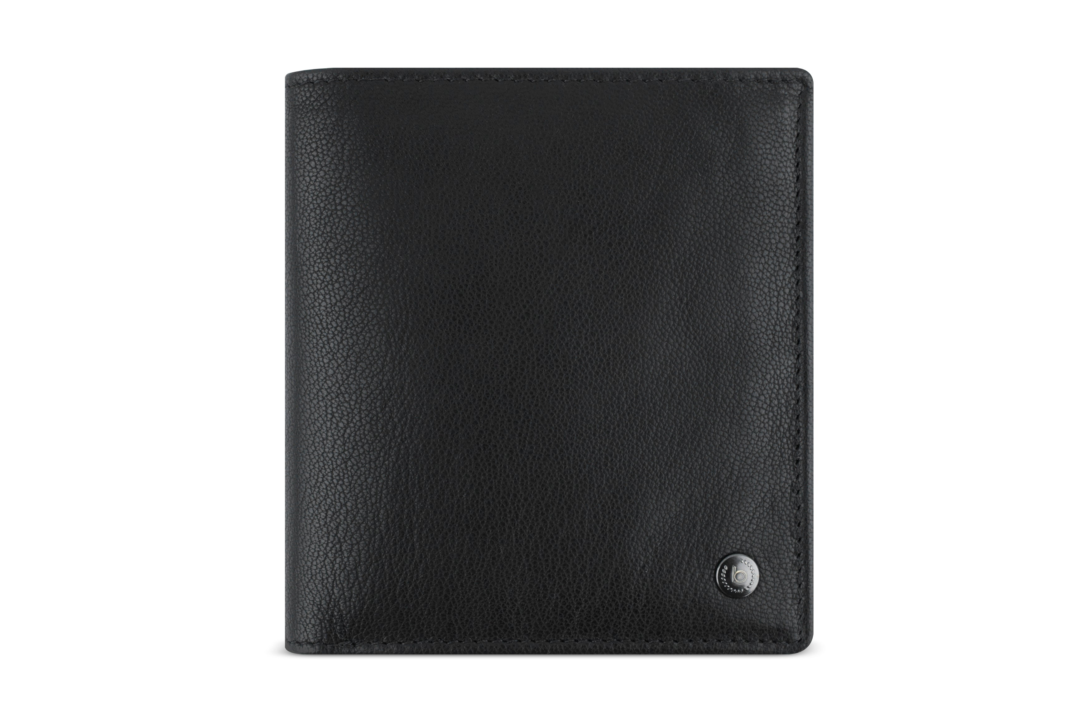 Bugatti Black Magic Hochformatbörse, schwarz – Ansicht 2