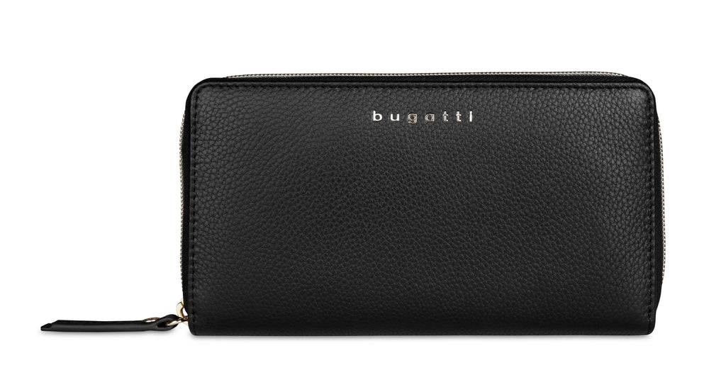 Bugatti Emilia RV-Damenlangbörse, schwarz – Ansicht 2