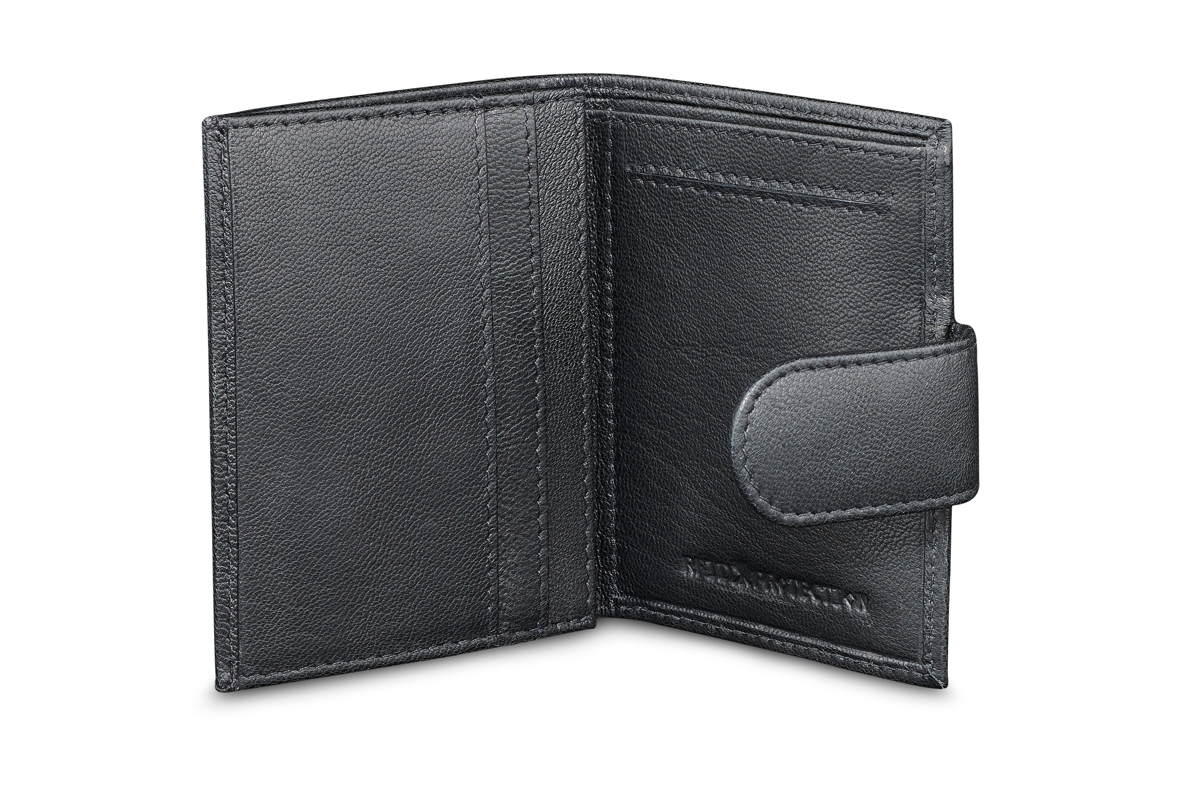 Bugatti Secure Smart RFID Kreditkartenetui, schwarz – Ansicht 1