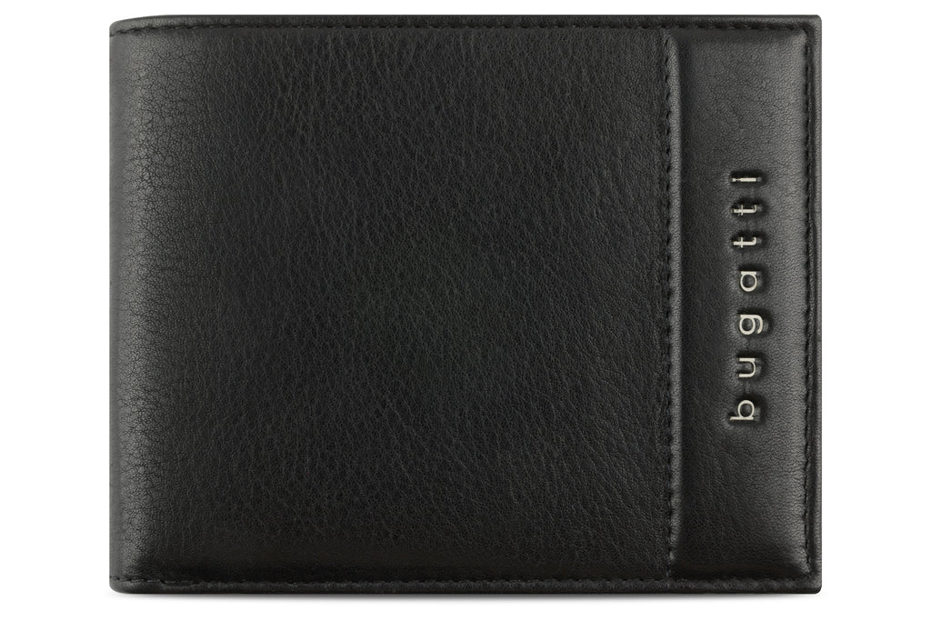 Bugatti Nome Scheintasche mit Klappe, Querformat, schwarz – 49160101 – Ansicht 2