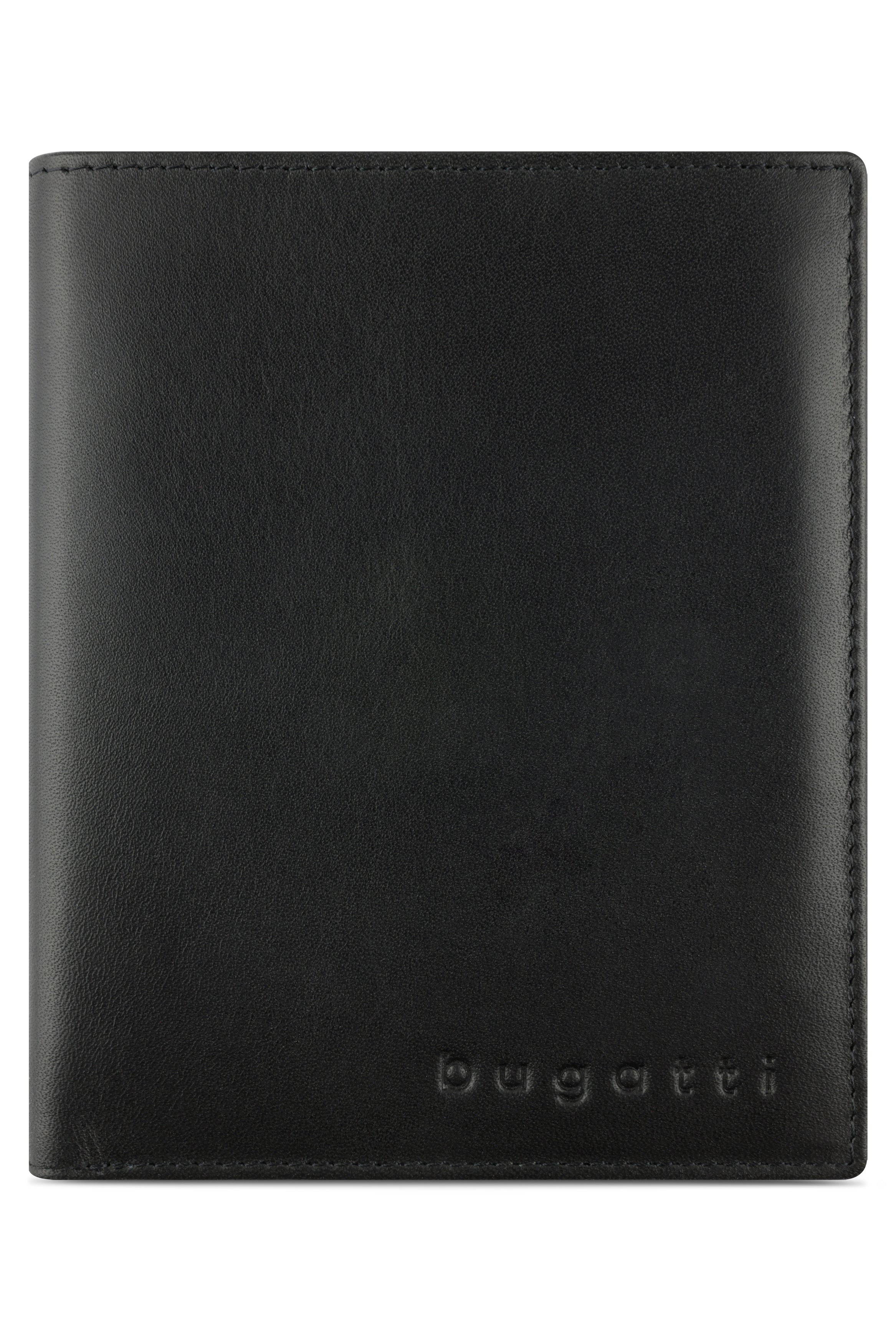 Bugatti Super Slim Scheintasche Hochformat, schwarz – Ansicht 2