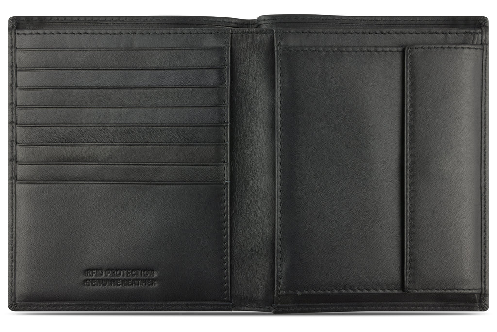 Bugatti Super Slim Scheintasche Hochformat, schwarz – Ansicht 1