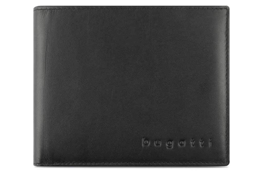 Bugatti Super Slim Scheintasche Querformat mit Klappe, schwarz – 49190201 – Ansicht 2