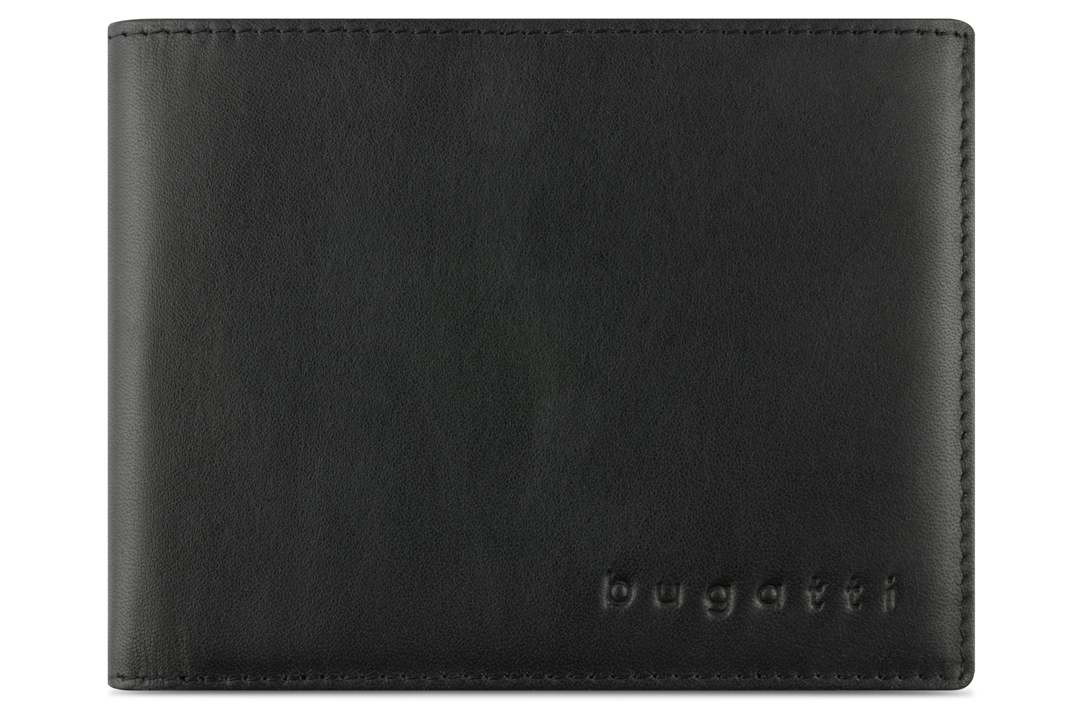 Bugatti Super Slim Scheintasche Querformat, schwarz – Ansicht 2
