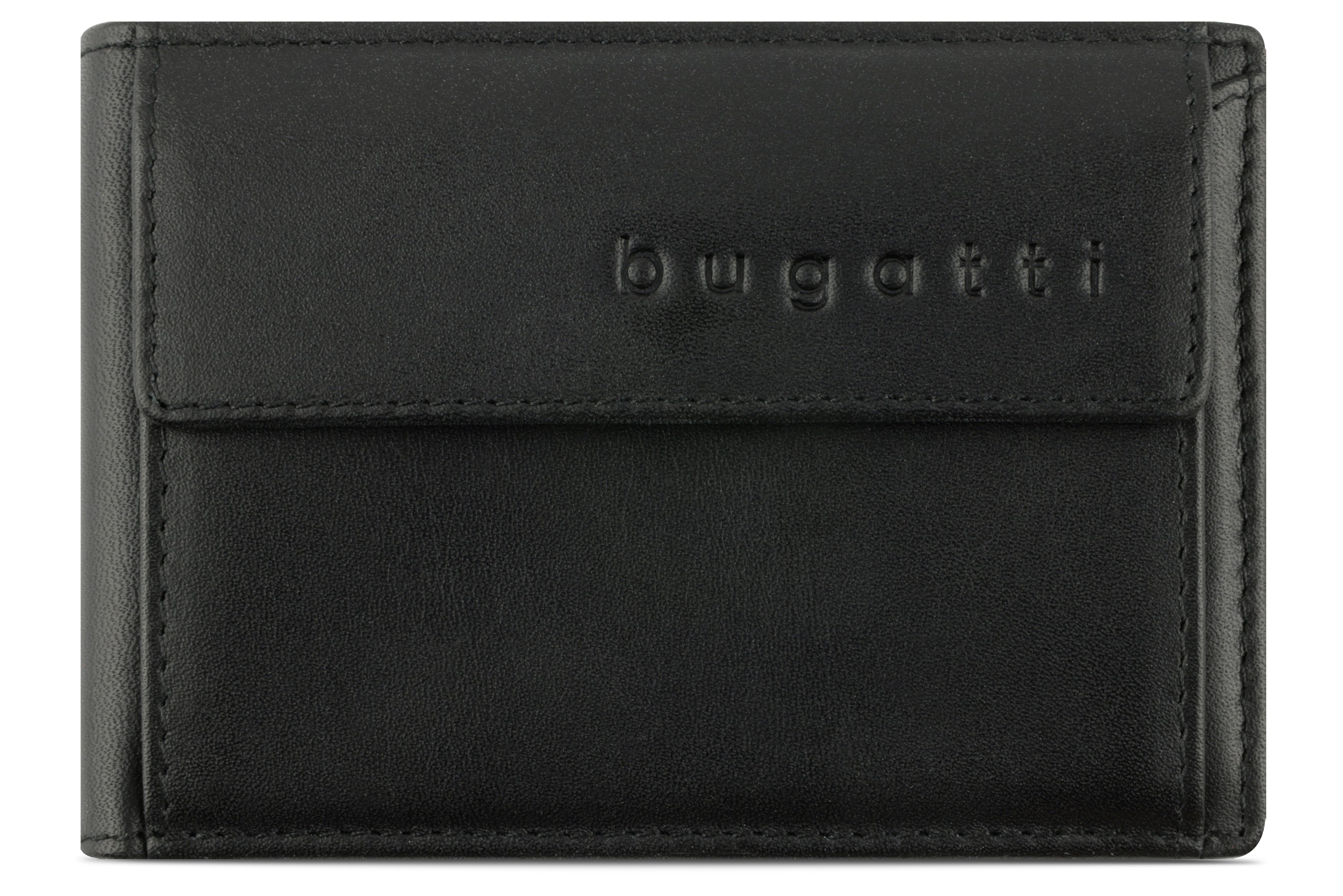 Bugatti Super Slim Mini-Scheintasche, schwarz – Ansicht 2