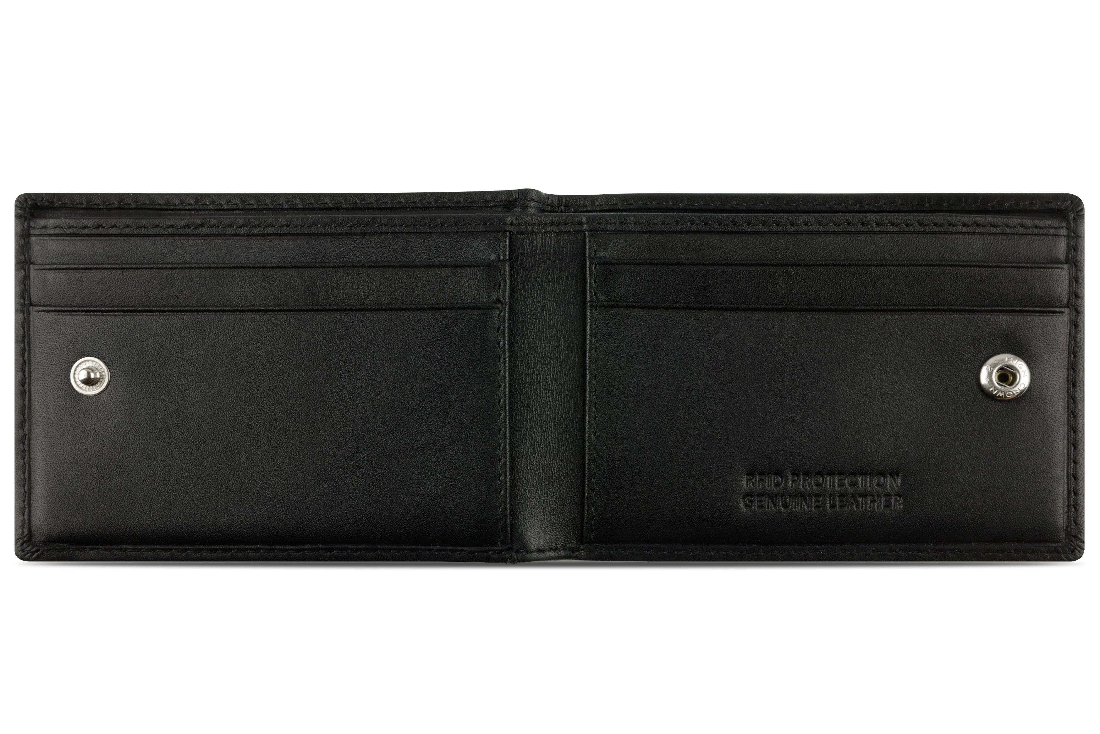 Bugatti Super Slim Mini-Scheintasche, schwarz – Ansicht 1